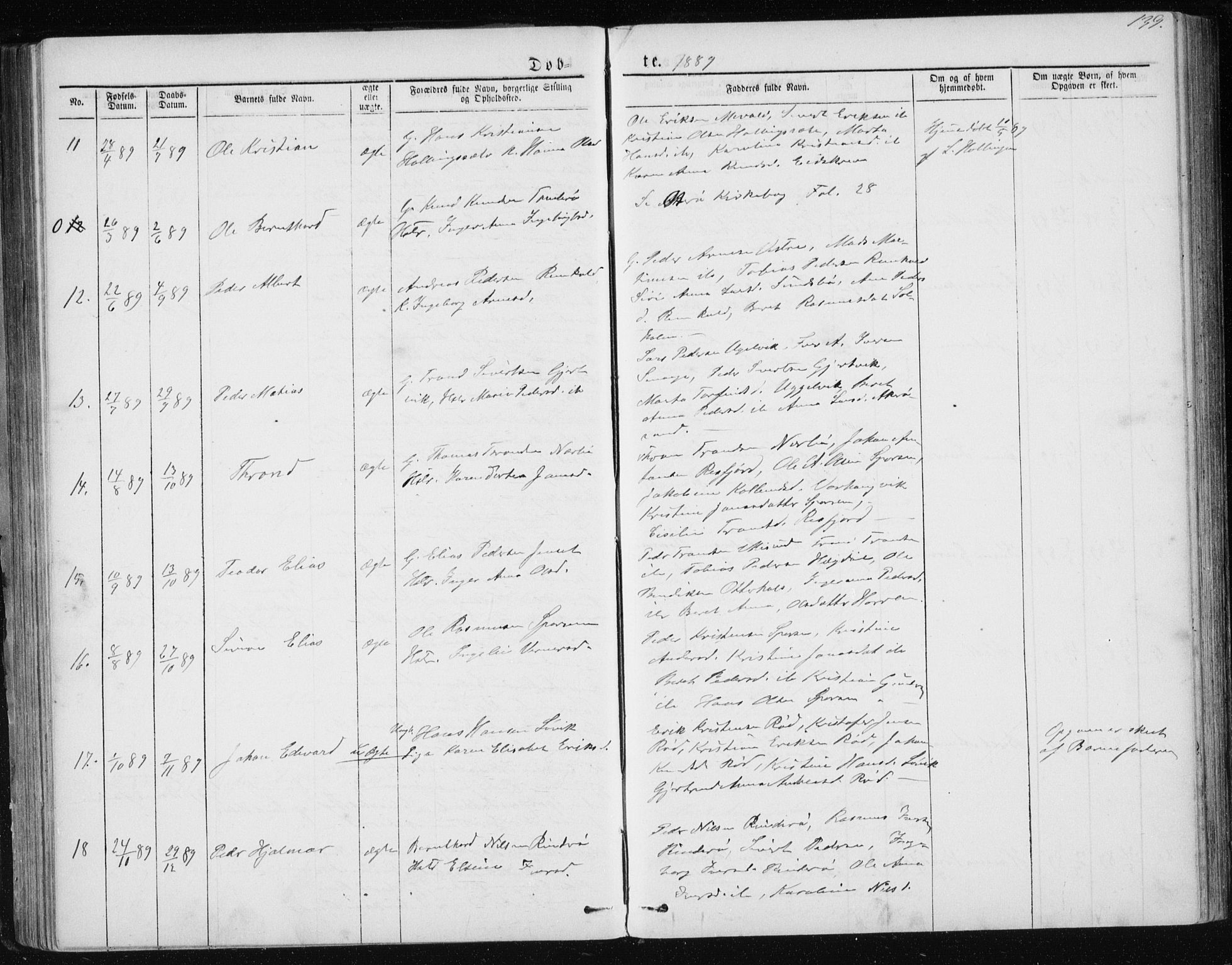Ministerialprotokoller, klokkerbøker og fødselsregistre - Møre og Romsdal, SAT/A-1454/560/L0724: Parish register (copy) no. 560C01, 1867-1892, p. 139