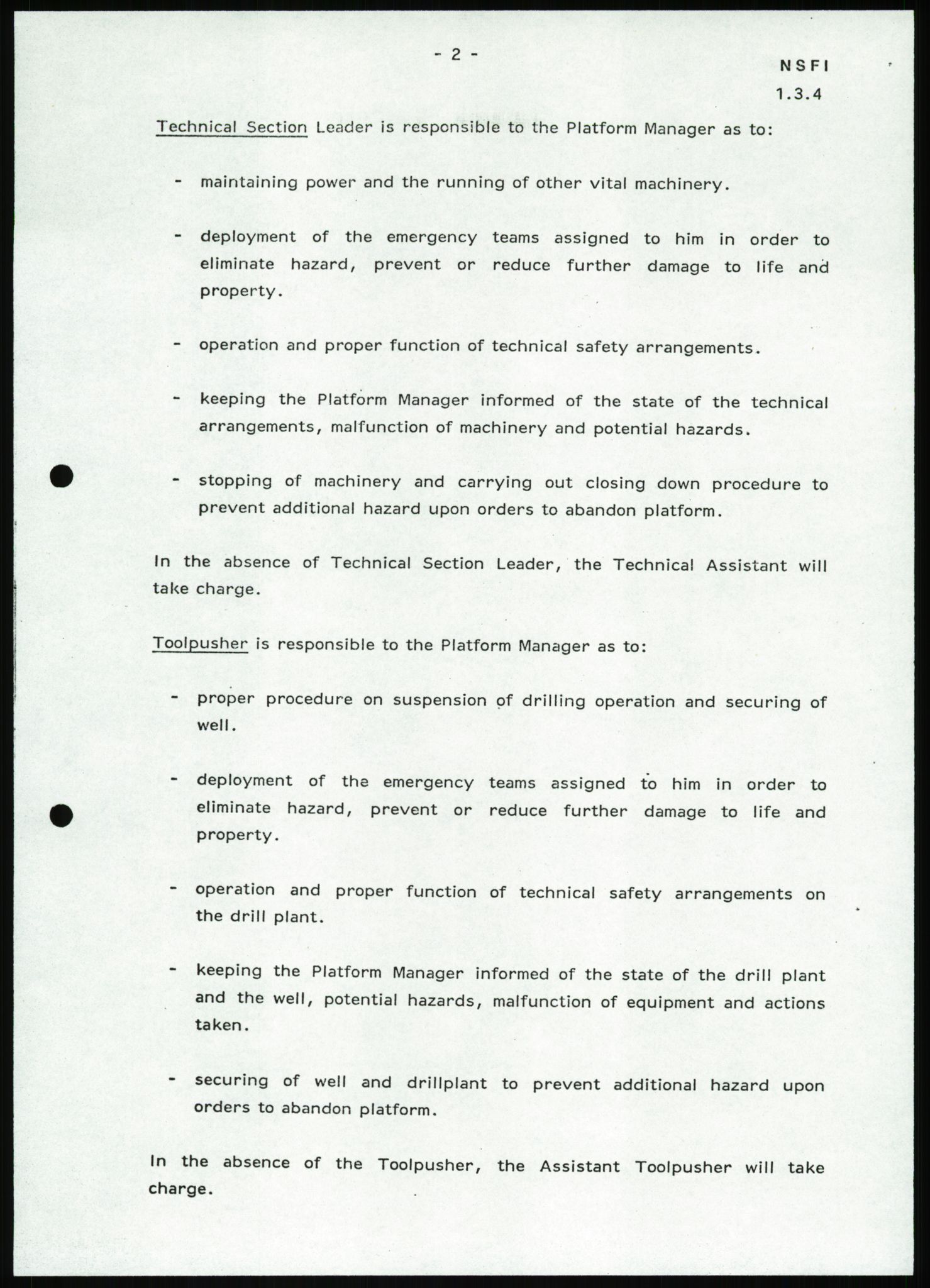 Justisdepartementet, Granskningskommisjonen ved Alexander Kielland-ulykken 27.3.1980, AV/RA-S-1165/D/L0022: Y Forskningsprosjekter (Y8-Y9)/Z Diverse (Doku.liste + Z1-Z15 av 15), 1980-1981, p. 20