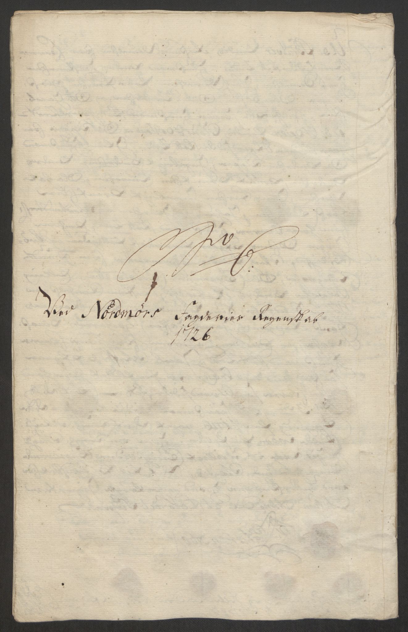 Rentekammeret inntil 1814, Reviderte regnskaper, Fogderegnskap, RA/EA-4092/R56/L3759: Fogderegnskap Nordmøre, 1726, p. 115