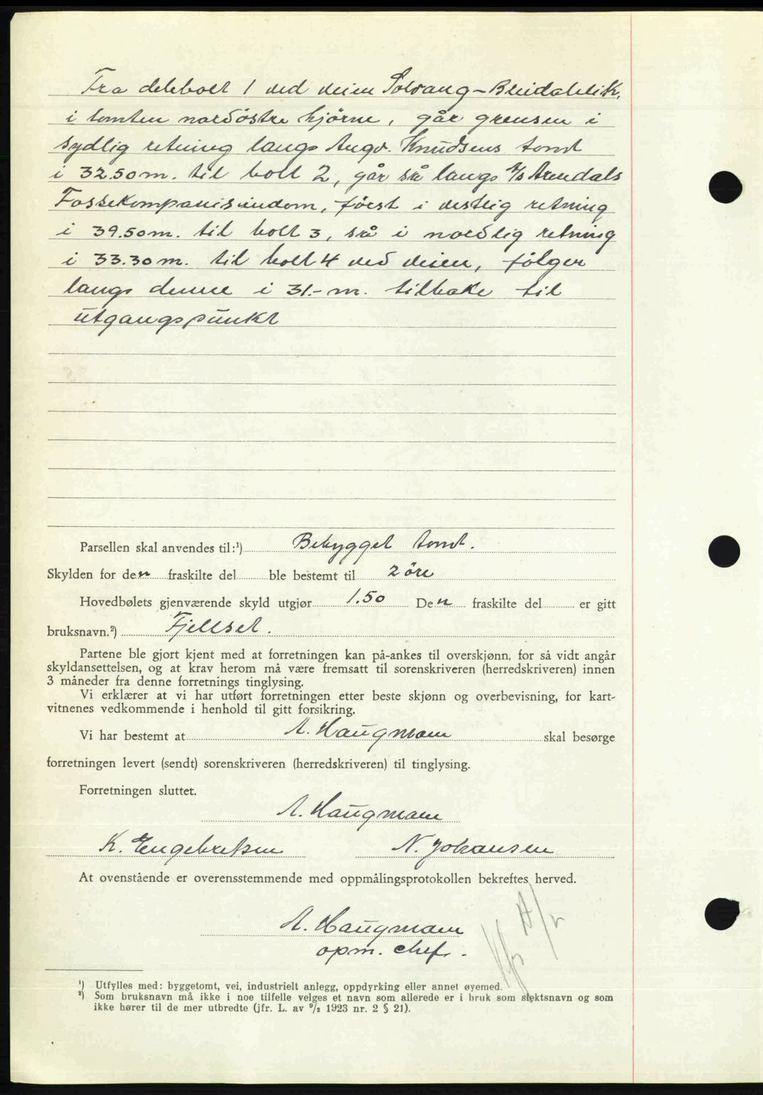 Nedenes sorenskriveri, AV/SAK-1221-0006/G/Gb/Gba/L0057: Mortgage book no. A9, 1947-1947, Diary no: : 949/1947