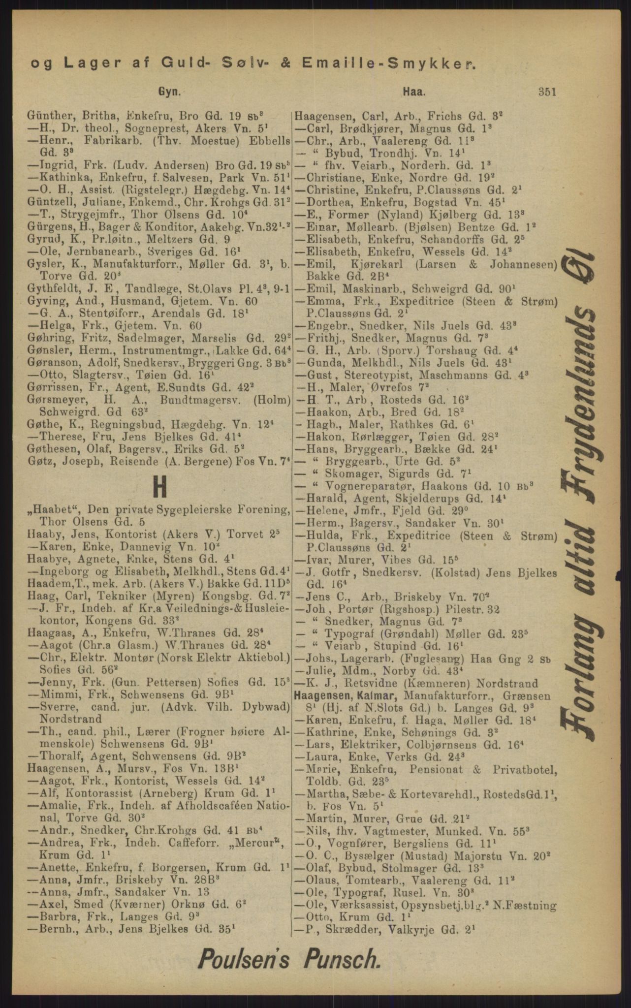 Kristiania/Oslo adressebok, PUBL/-, 1902, p. 351