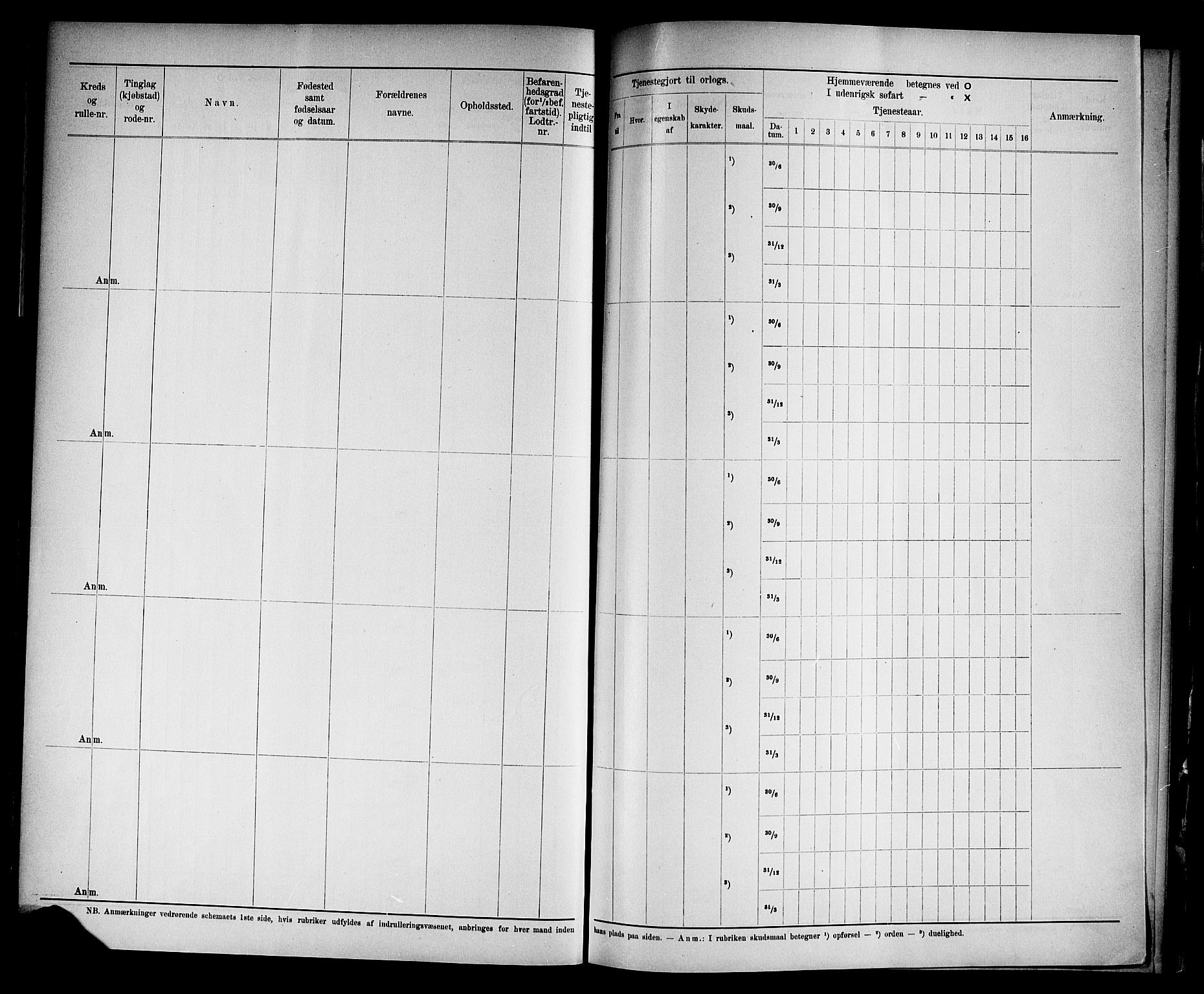 Kristiansand mønstringskrets, SAK/2031-0015/F/Fd/L0004: Rulle sjøvernepliktige, C-4, 1902, p. 27