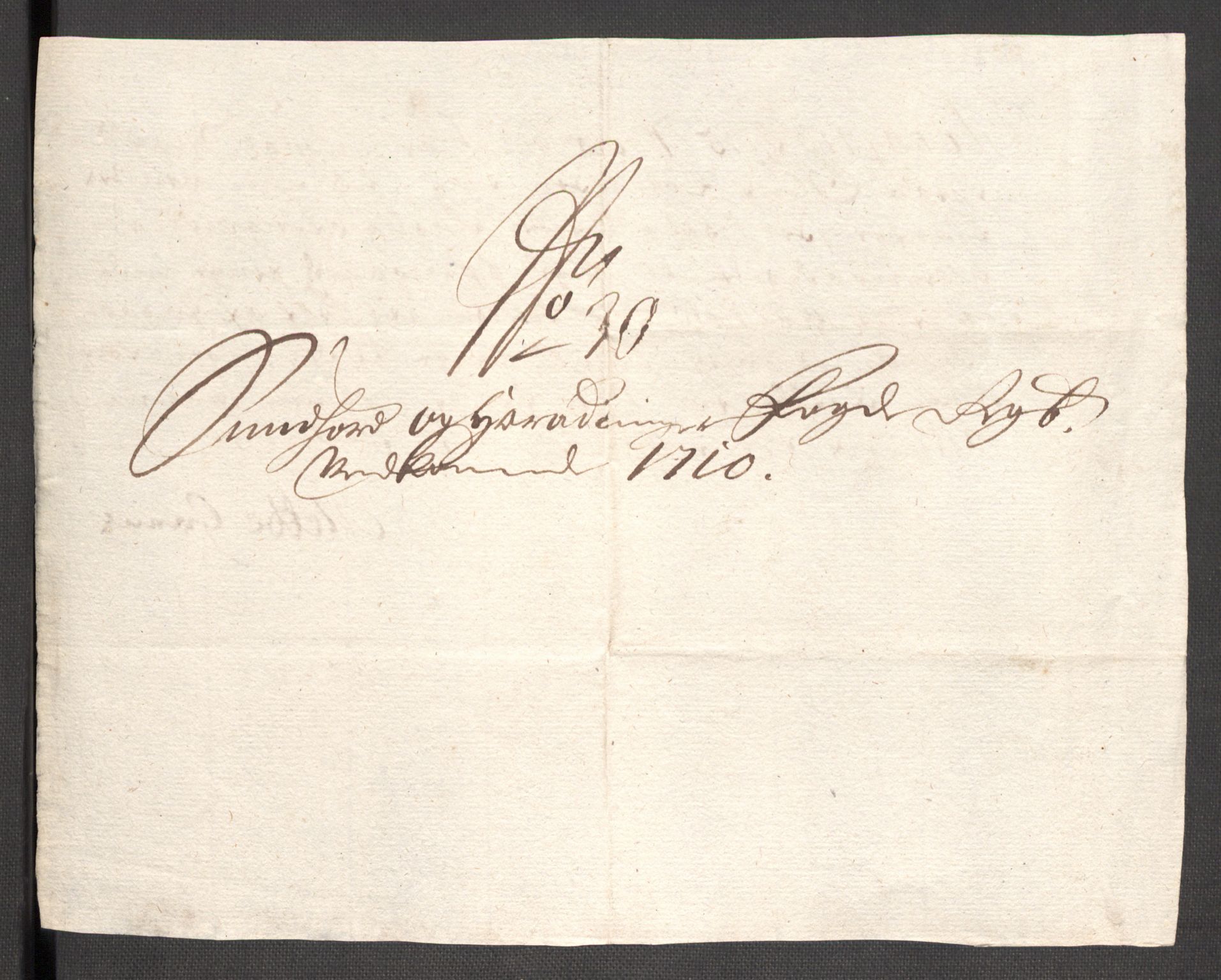 Rentekammeret inntil 1814, Reviderte regnskaper, Fogderegnskap, AV/RA-EA-4092/R48/L2986: Fogderegnskap Sunnhordland og Hardanger, 1709-1710, p. 549