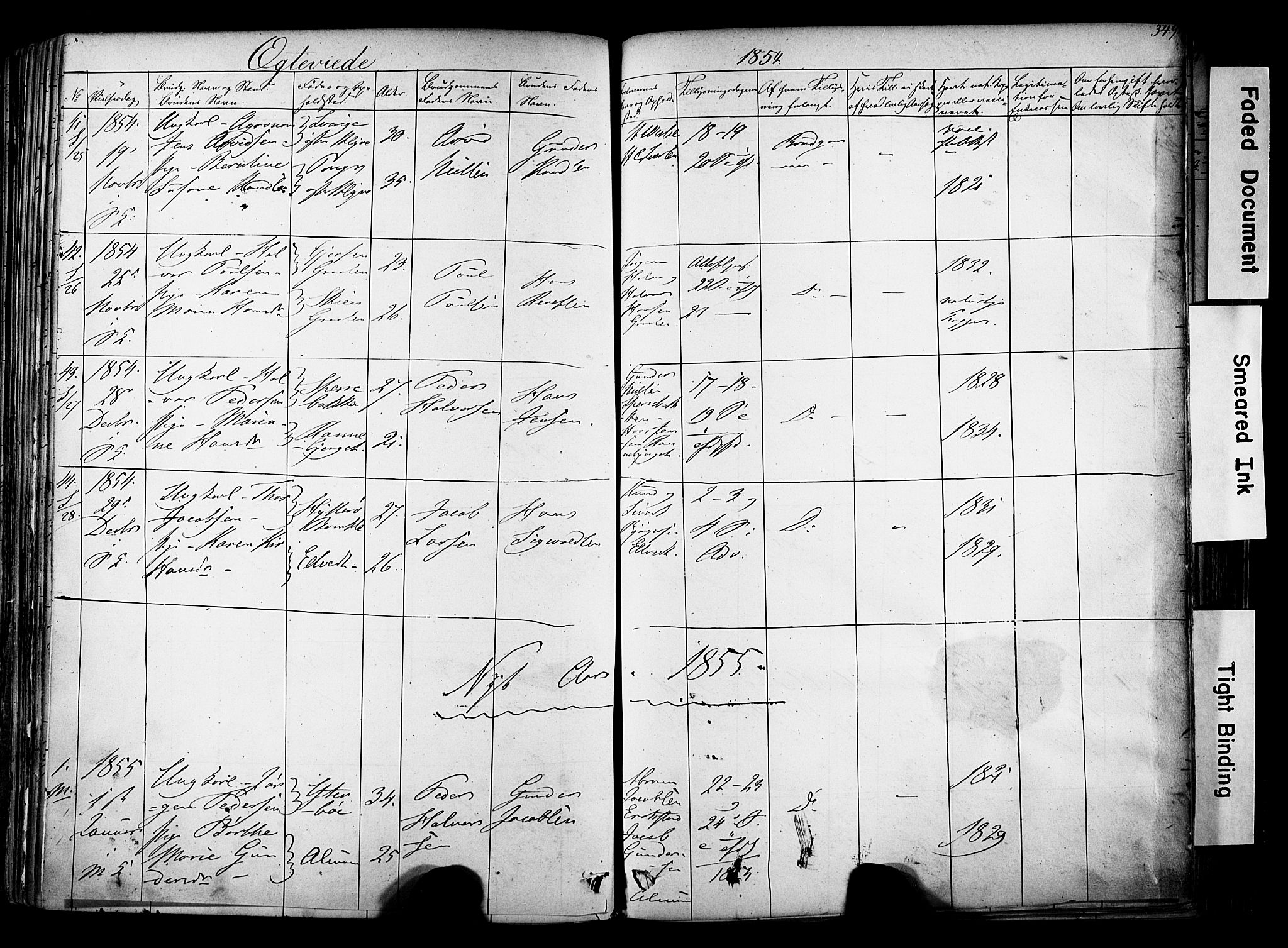 Solum kirkebøker, SAKO/A-306/F/Fa/L0006: Parish register (official) no. I 6, 1844-1855, p. 349
