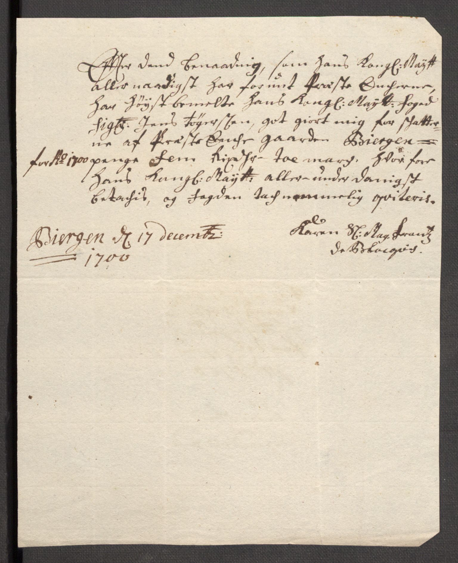 Rentekammeret inntil 1814, Reviderte regnskaper, Fogderegnskap, AV/RA-EA-4092/R53/L3425: Fogderegnskap Sunn- og Nordfjord, 1700-1701, p. 210