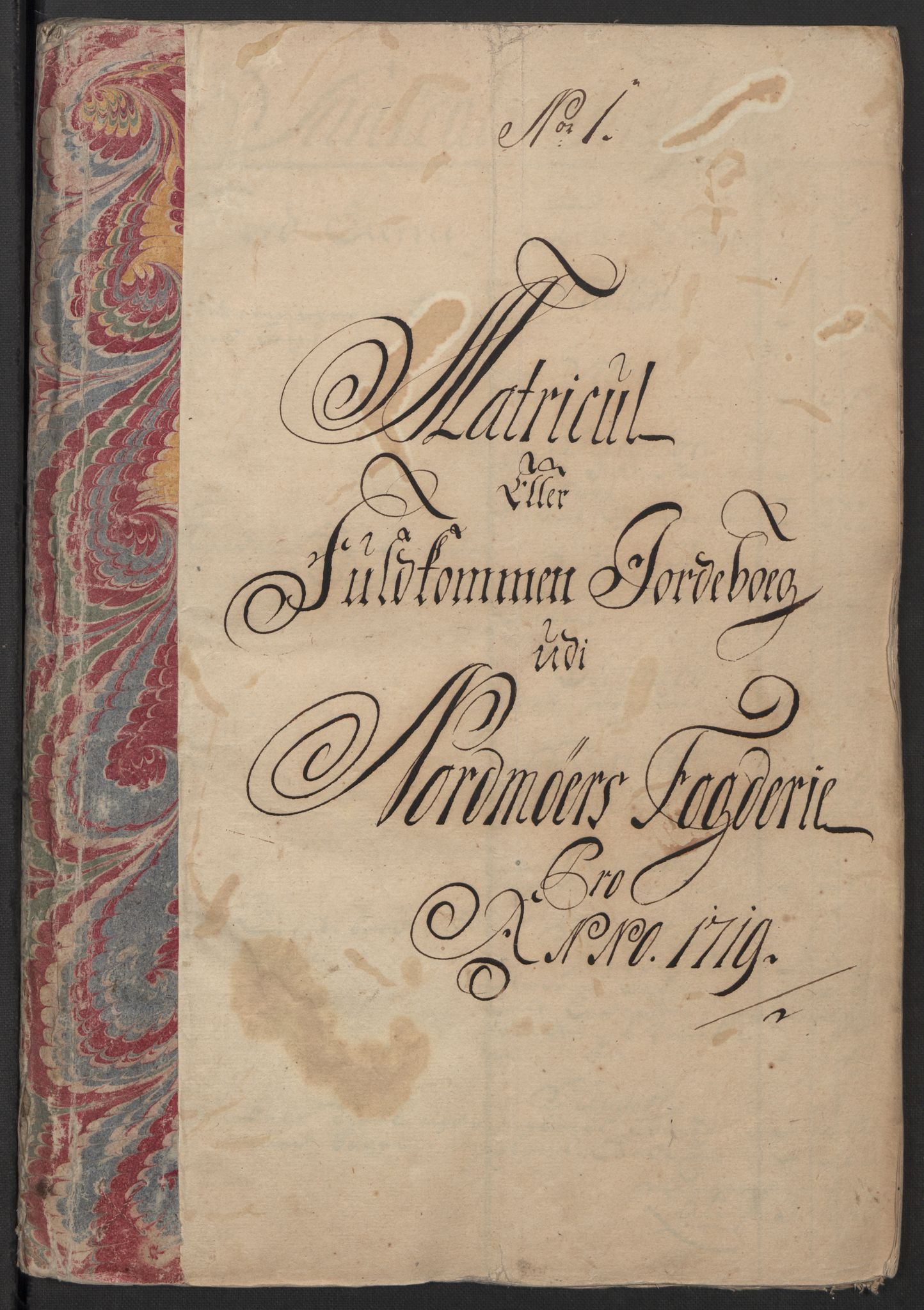 Rentekammeret inntil 1814, Reviderte regnskaper, Fogderegnskap, RA/EA-4092/R56/L3752: Fogderegnskap Nordmøre, 1719, p. 25