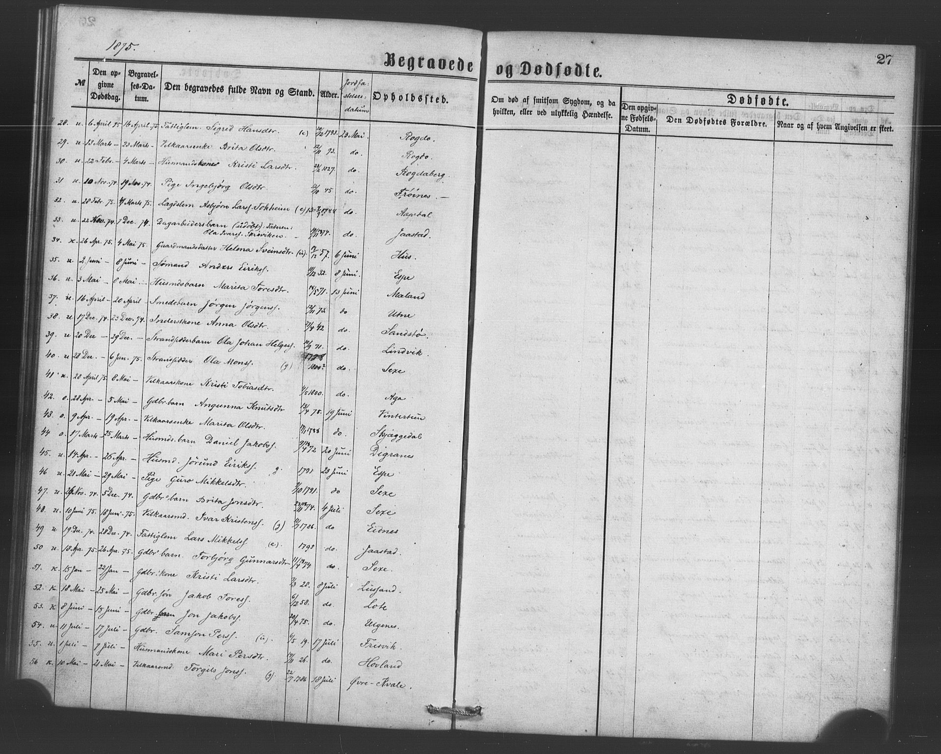 Ullensvang sokneprestembete, SAB/A-78701/H/Haa: Parish register (official) no. A 15, 1867-1882, p. 27