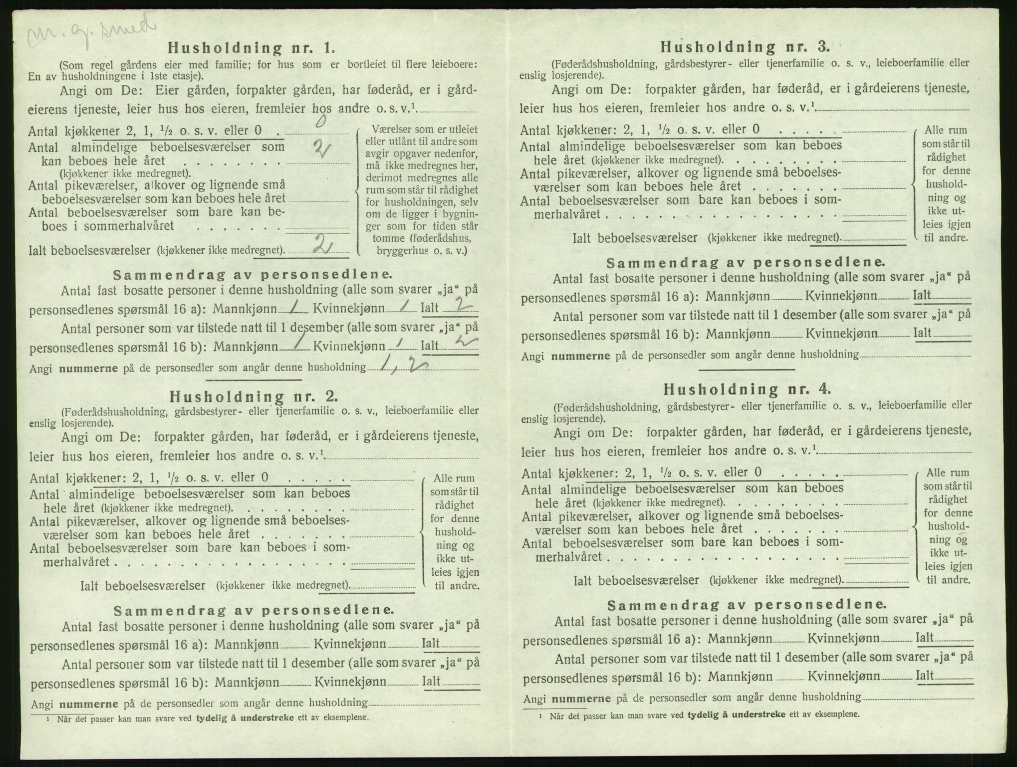 SAT, 1920 census for Hen, 1920, p. 213