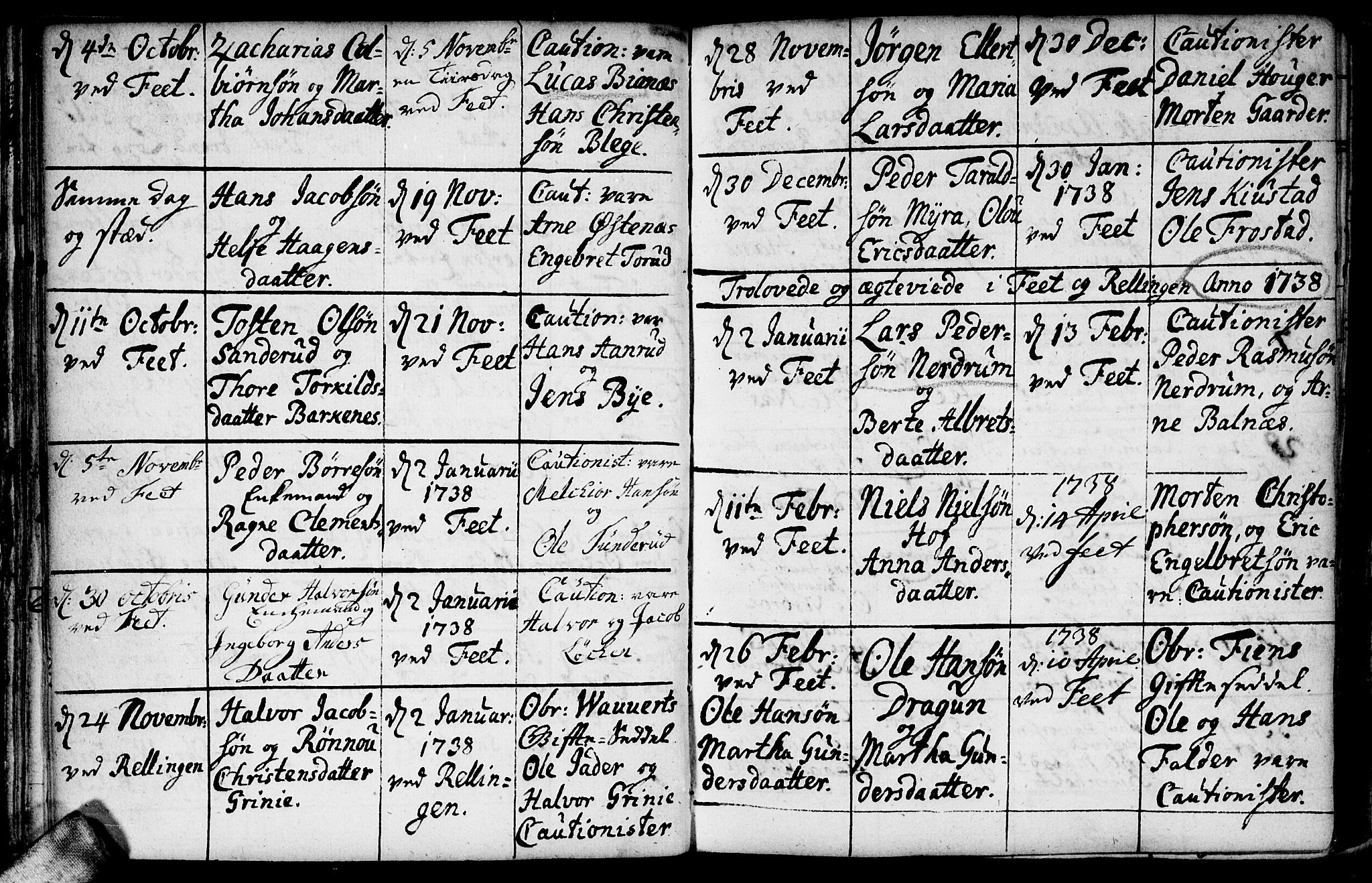 Fet prestekontor Kirkebøker, AV/SAO-A-10370a/F/Fa/L0001: Parish register (official) no. I 1, 1716-1751, p. 26