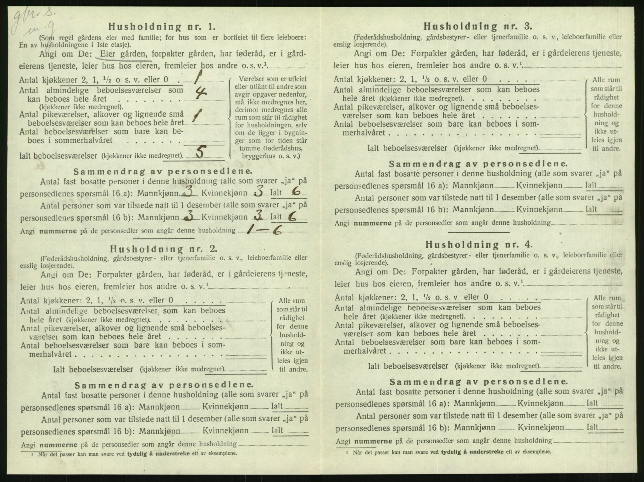 SAT, 1920 census for Brønnøy, 1920, p. 605