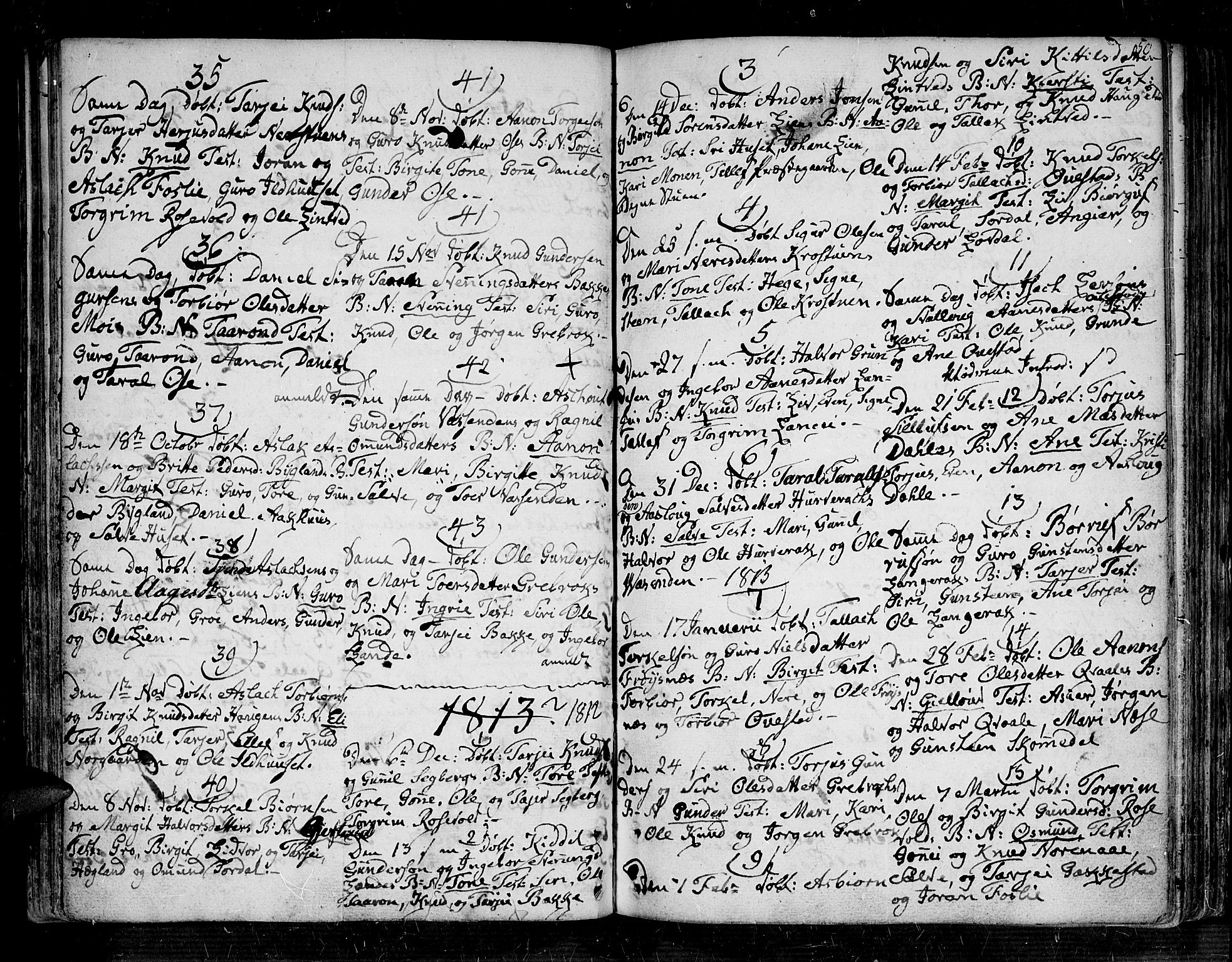 Bygland sokneprestkontor, SAK/1111-0006/F/Fa/Fab/L0002: Parish register (official) no. A 2, 1766-1816, p. 50