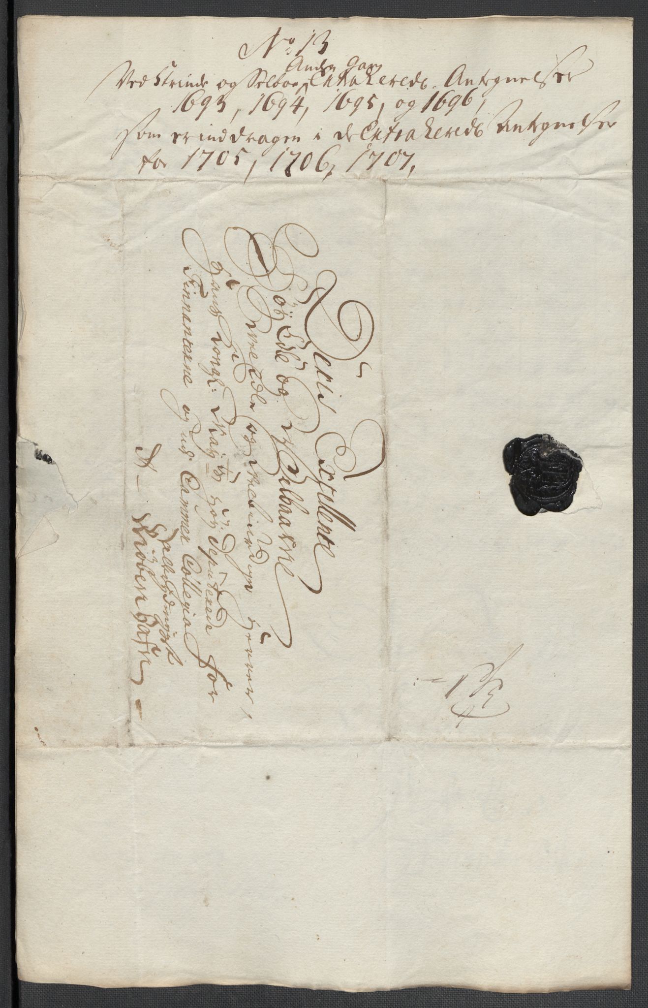 Rentekammeret inntil 1814, Reviderte regnskaper, Fogderegnskap, AV/RA-EA-4092/R61/L4110: Fogderegnskap Strinda og Selbu, 1707-1708, p. 284