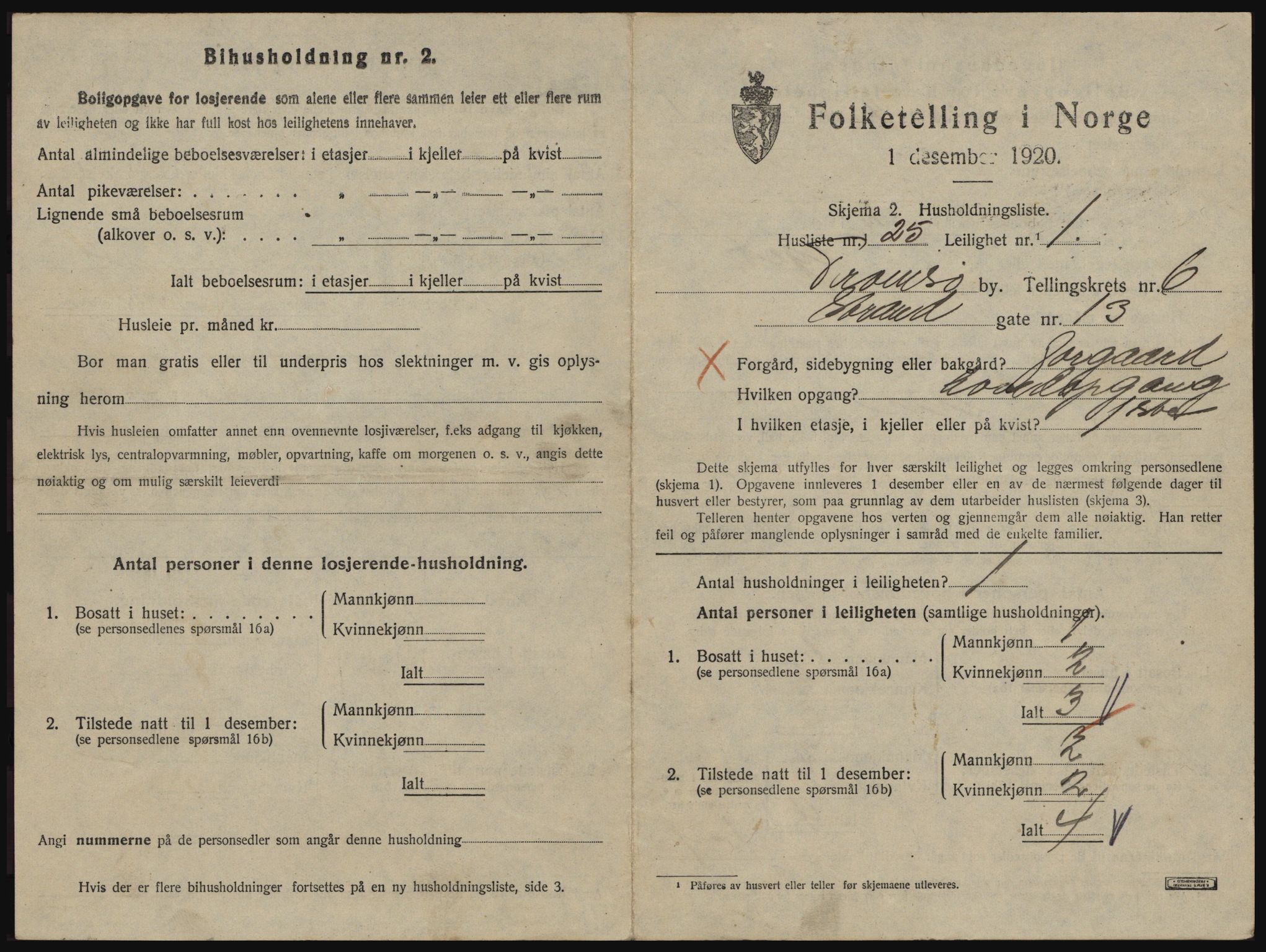 SATØ, 1920 census for Tromsø, 1920, p. 4103