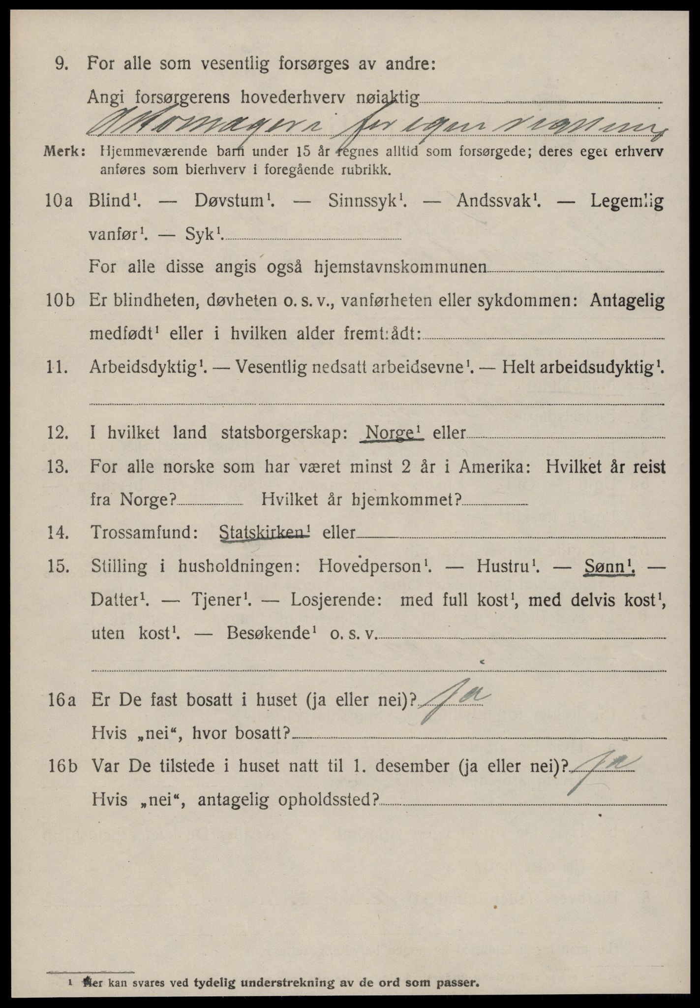 SAT, 1920 census for Surnadal, 1920, p. 5526