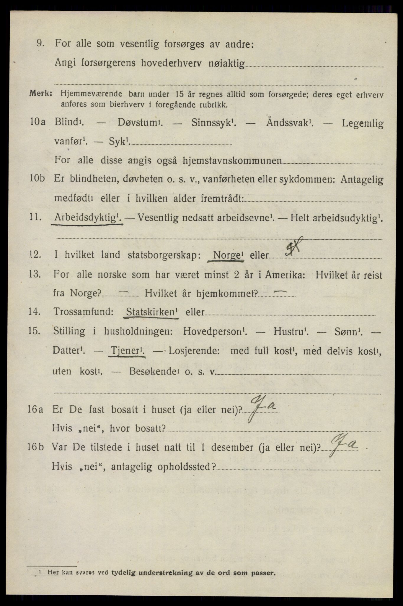 SAO, 1920 census for Nittedal, 1920, p. 2825