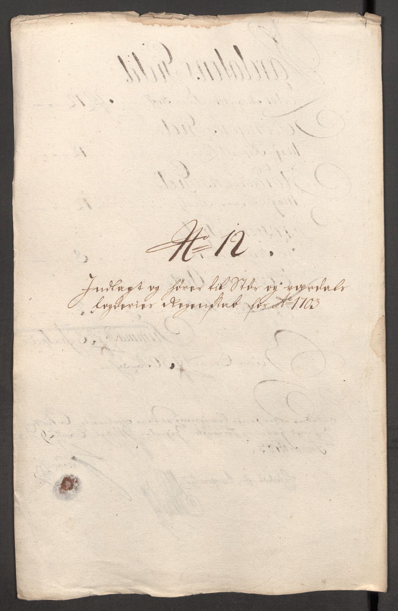 Rentekammeret inntil 1814, Reviderte regnskaper, Fogderegnskap, RA/EA-4092/R62/L4194: Fogderegnskap Stjørdal og Verdal, 1703, p. 187