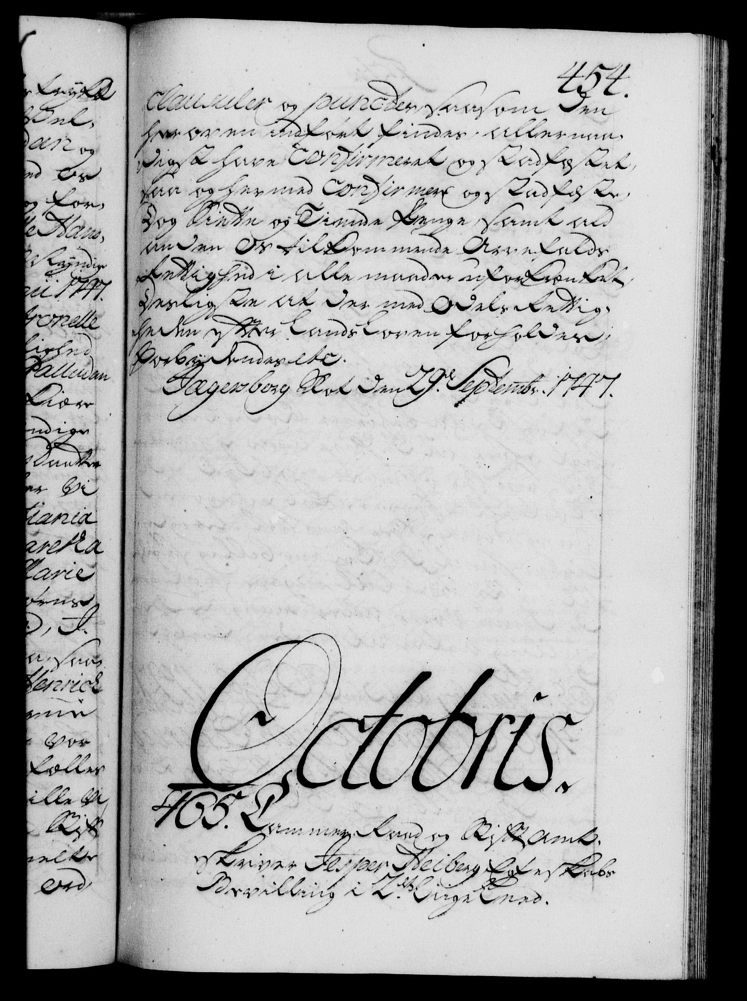 Danske Kanselli 1572-1799, RA/EA-3023/F/Fc/Fca/Fcaa/L0035: Norske registre, 1746-1748, p. 454a