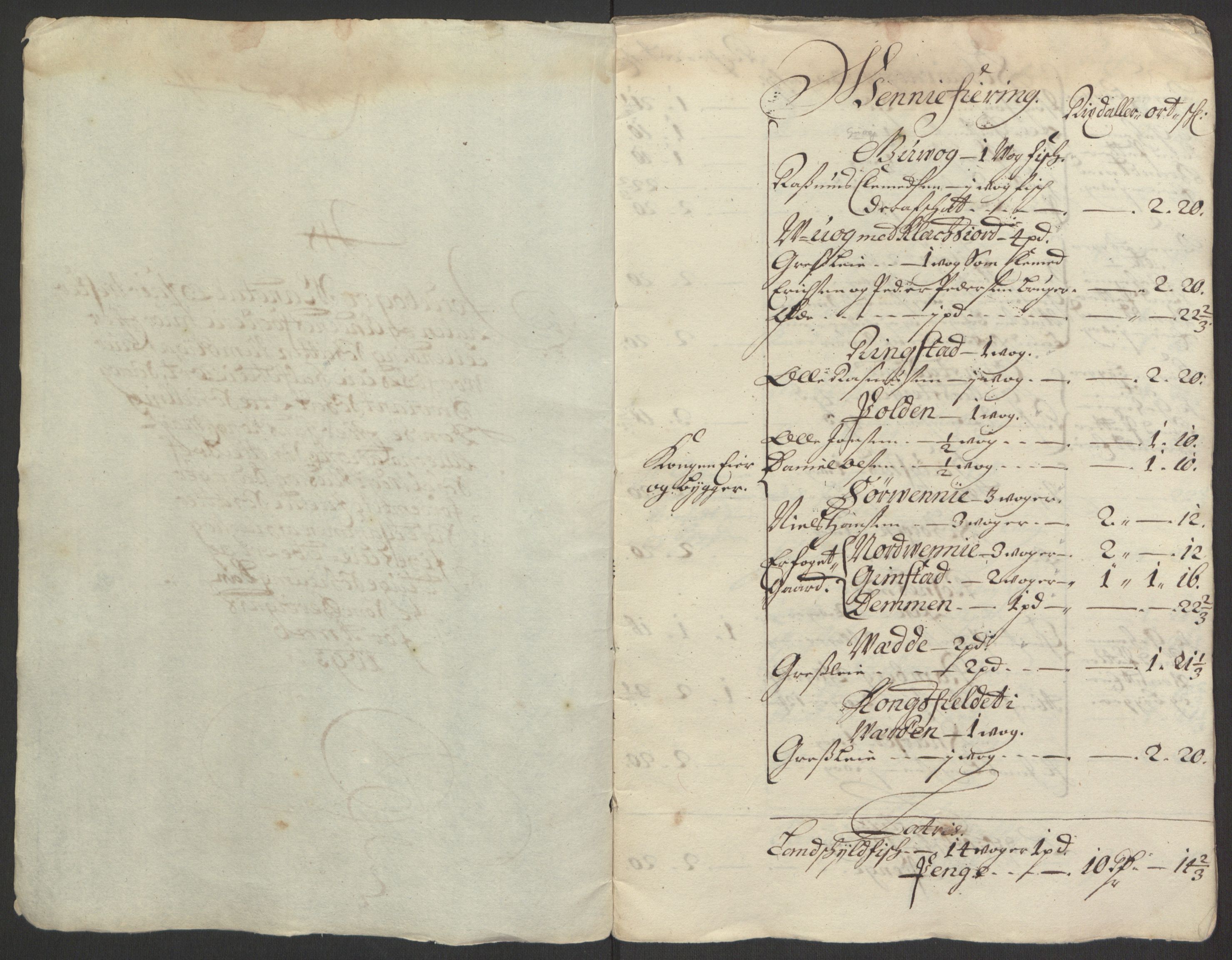 Rentekammeret inntil 1814, Reviderte regnskaper, Fogderegnskap, RA/EA-4092/R67/L4676: Fogderegnskap Vesterålen, Andenes og Lofoten, 1691-1693, p. 242