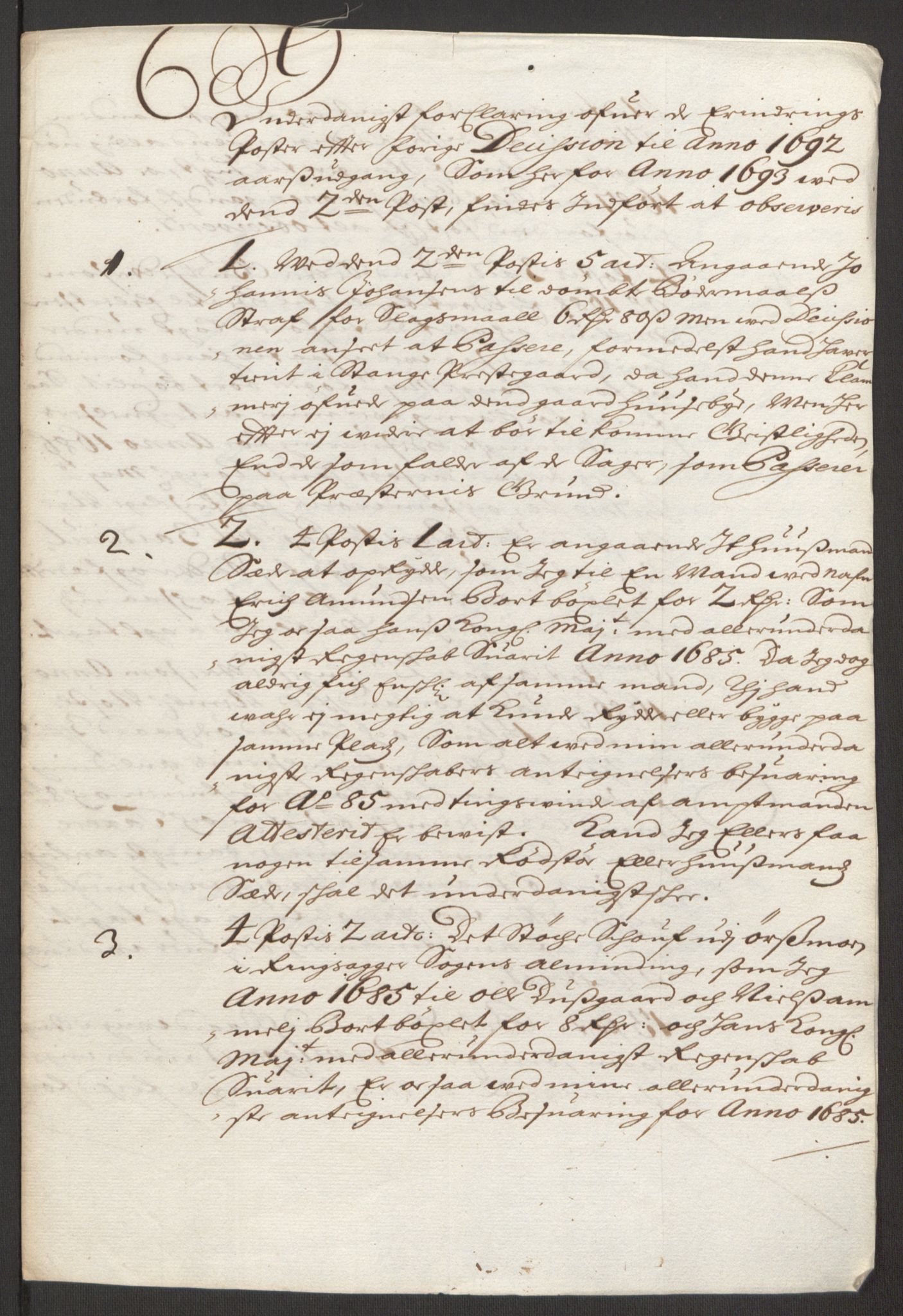 Rentekammeret inntil 1814, Reviderte regnskaper, Fogderegnskap, AV/RA-EA-4092/R16/L1034: Fogderegnskap Hedmark, 1693, p. 258