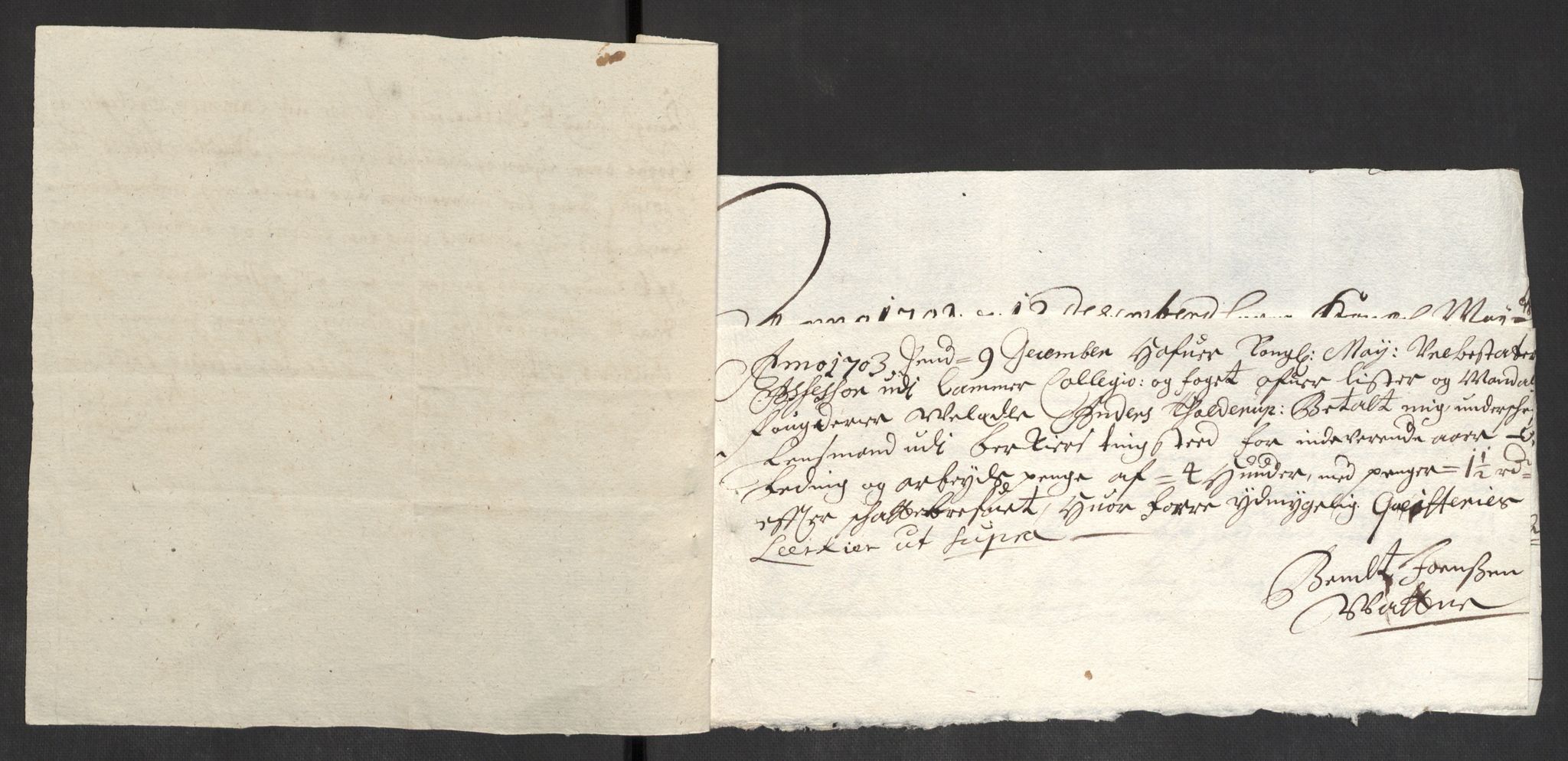 Rentekammeret inntil 1814, Reviderte regnskaper, Fogderegnskap, AV/RA-EA-4092/R43/L2550: Fogderegnskap Lista og Mandal, 1703-1704, p. 142