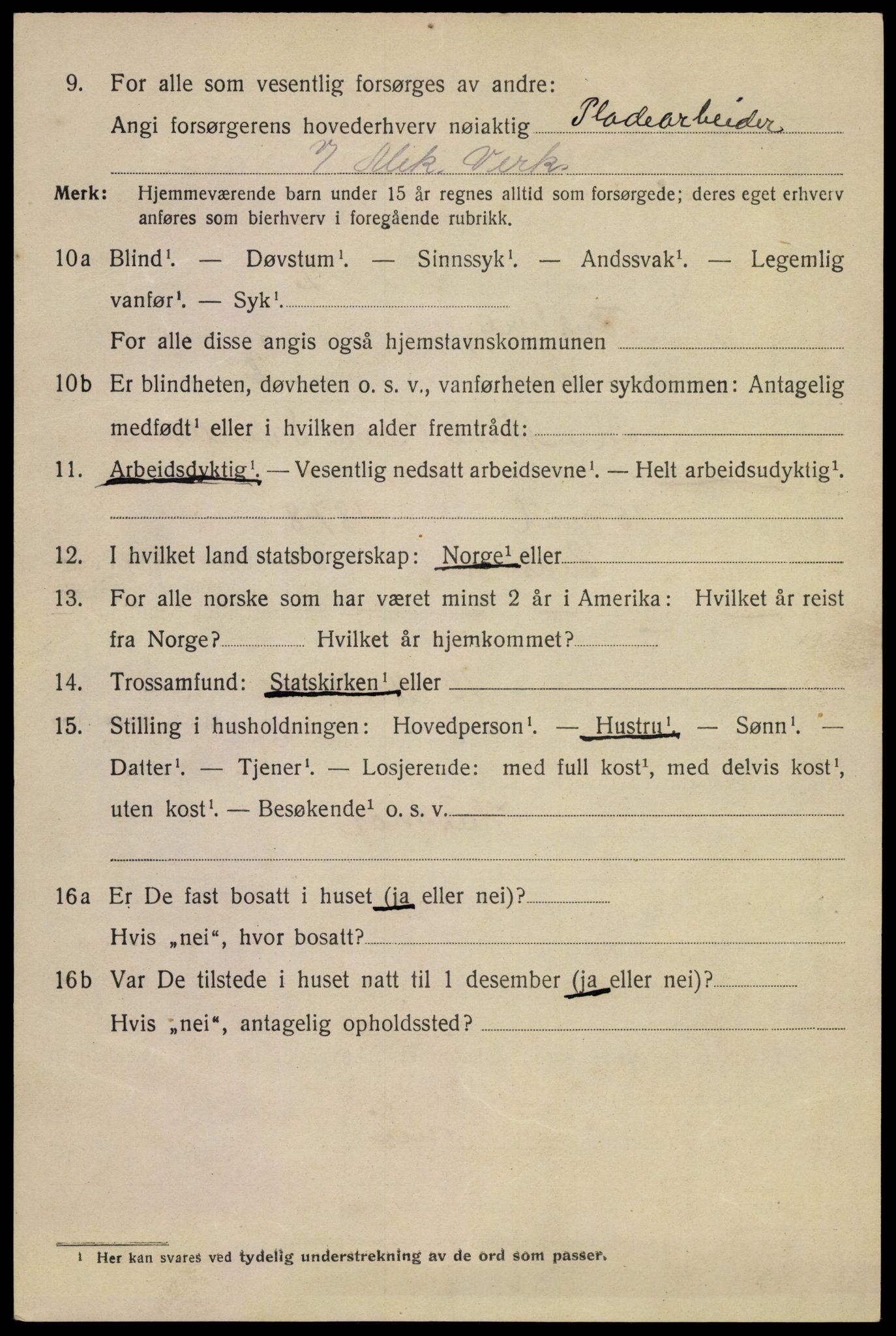 SAKO, 1920 census for Tønsberg, 1920, p. 18200