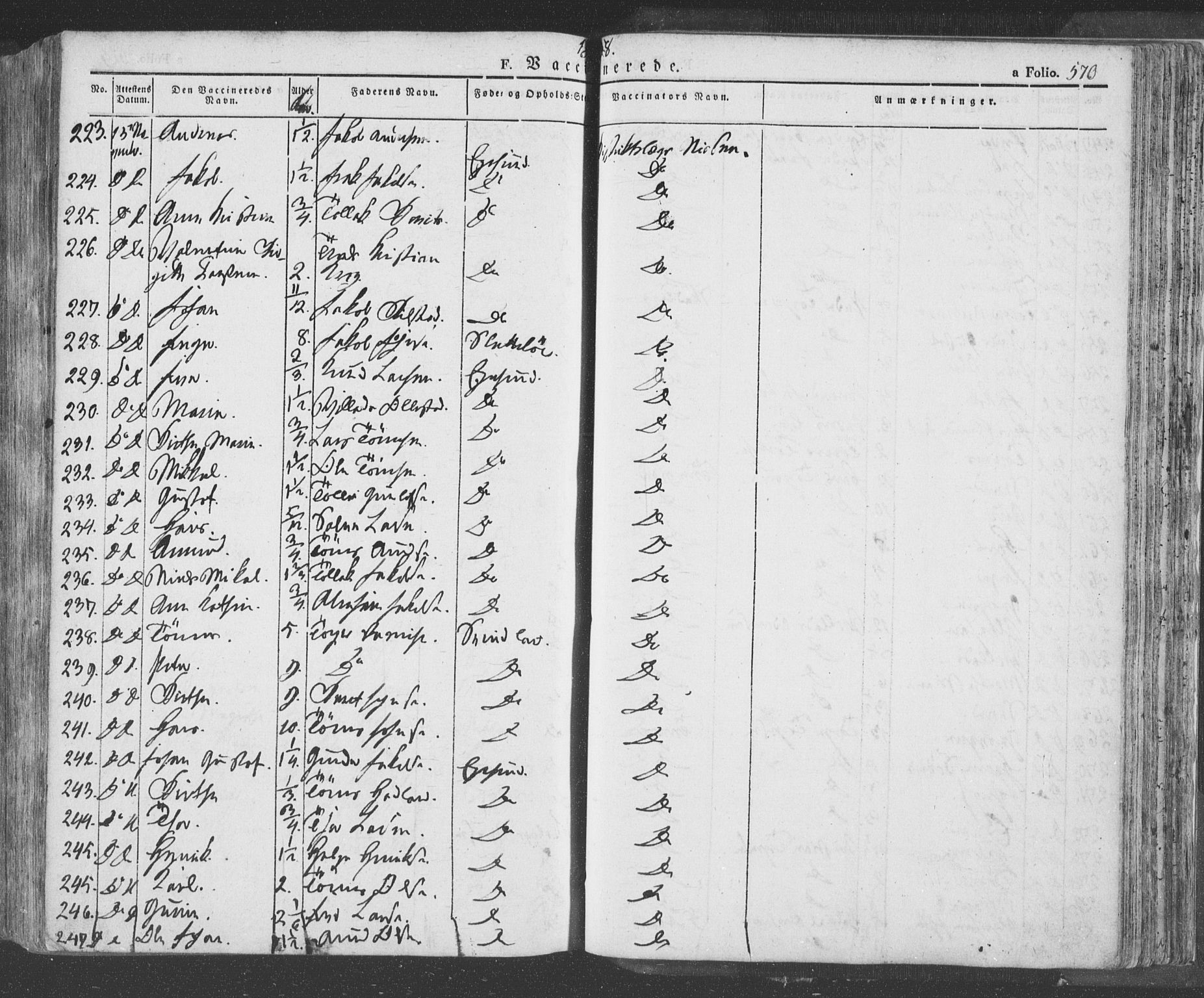 Eigersund sokneprestkontor, AV/SAST-A-101807/S08/L0009: Parish register (official) no. A 9, 1827-1850, p. 570