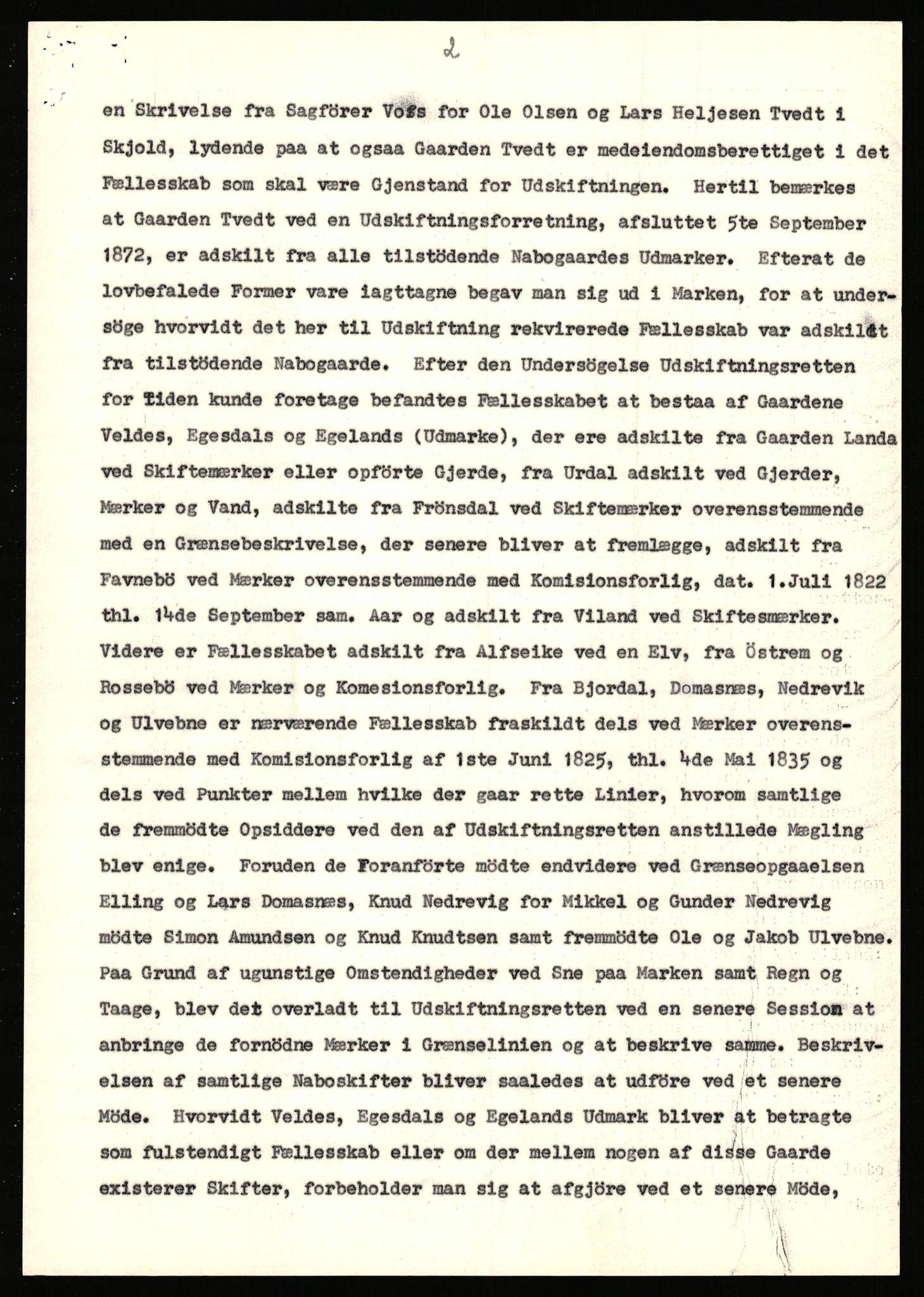 Statsarkivet i Stavanger, SAST/A-101971/03/Y/Yj/L0017: Avskrifter sortert etter gårdsnavn: Eigeland østre - Elve, 1750-1930, p. 280