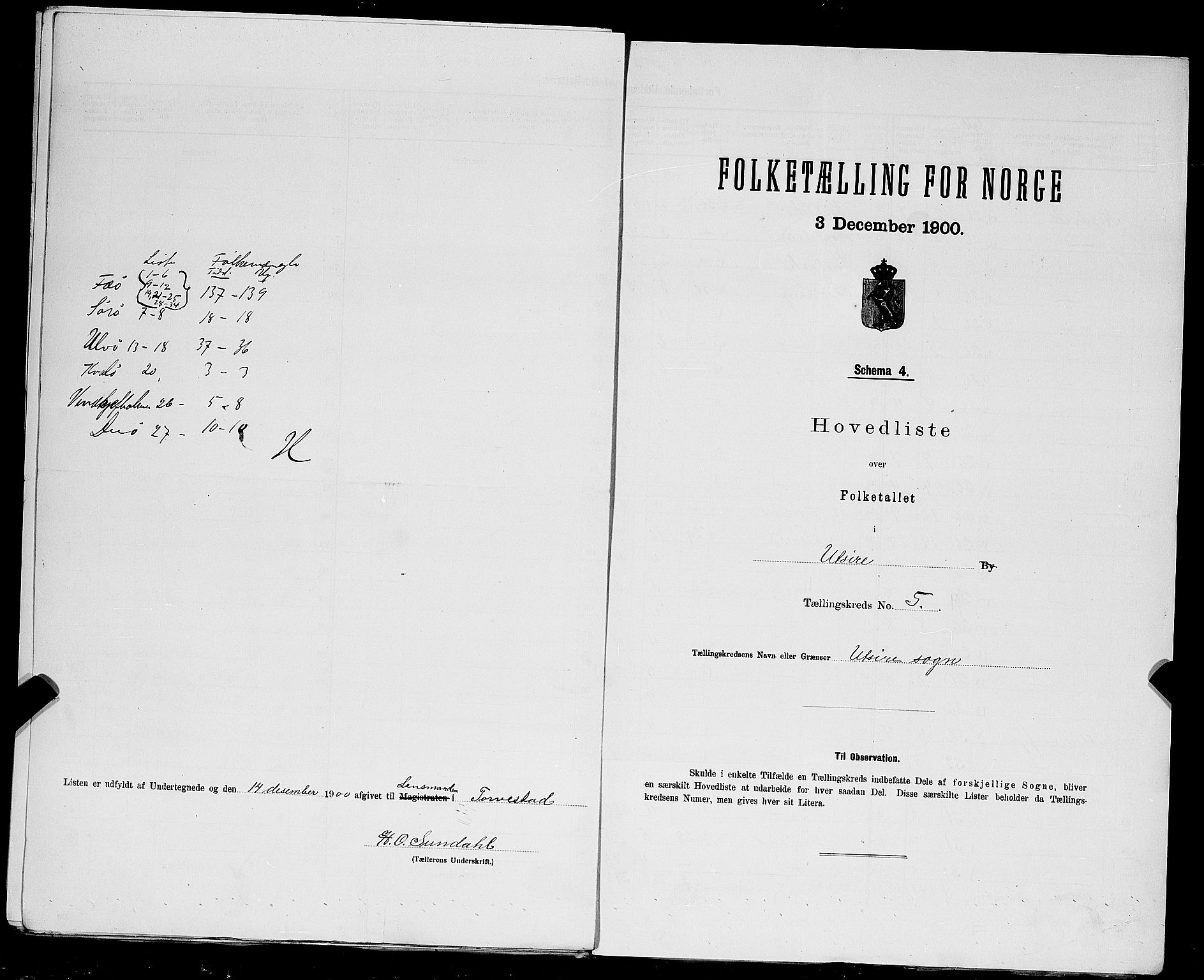 SAST, 1900 census for Torvastad, 1900, p. 21