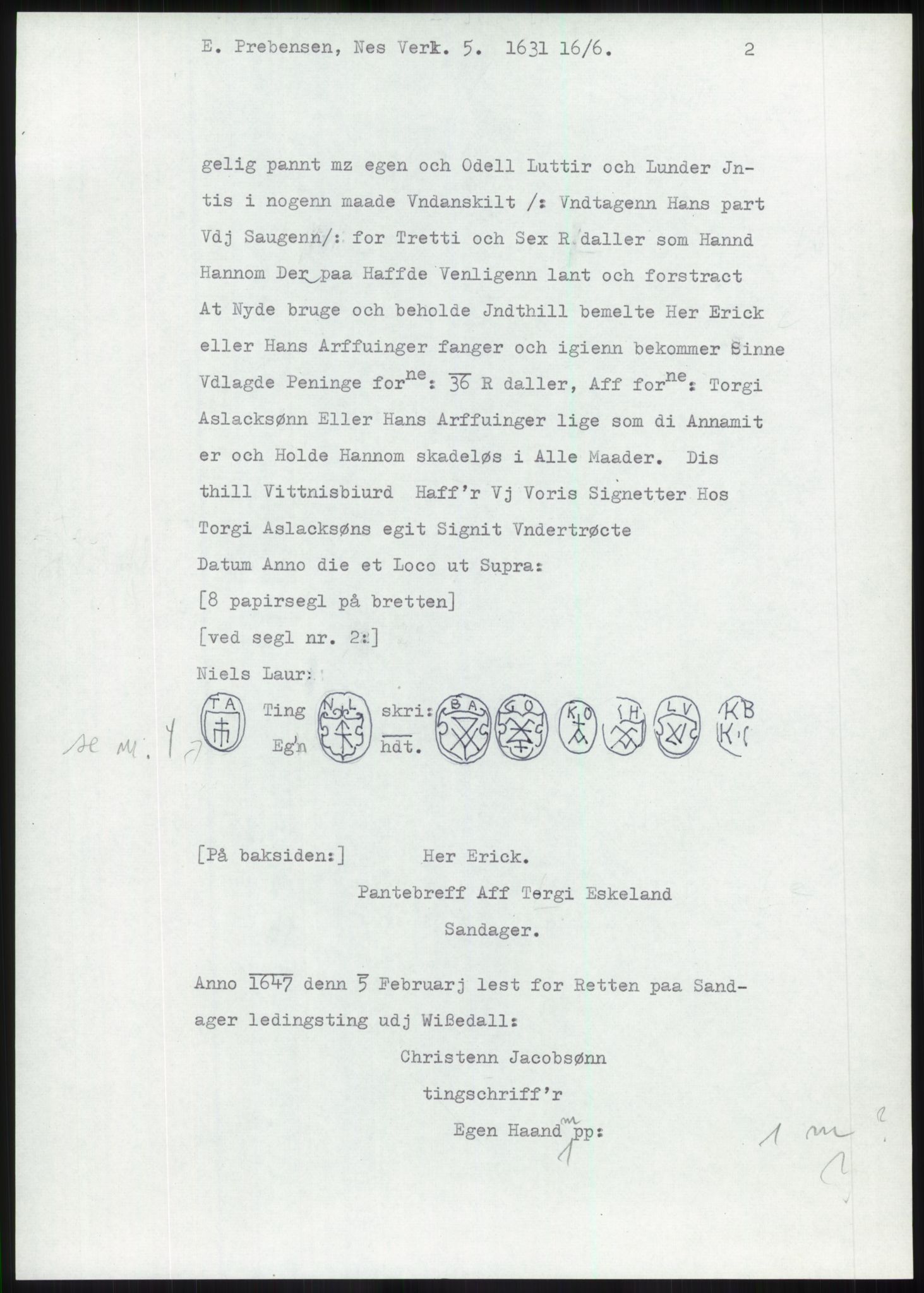 Samlinger til kildeutgivelse, Diplomavskriftsamlingen, AV/RA-EA-4053/H/Ha, p. 77