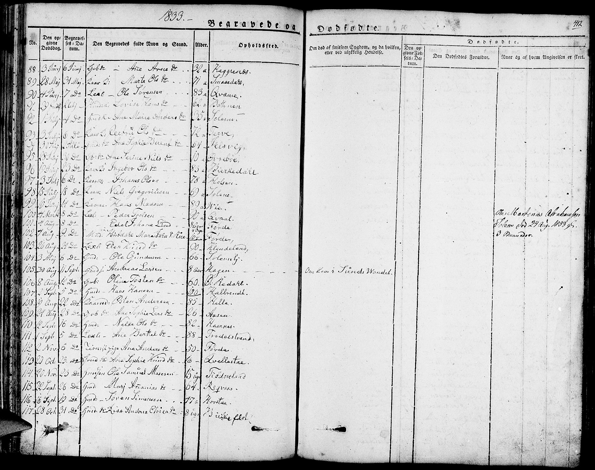 Førde sokneprestembete, AV/SAB-A-79901/H/Haa/Haaa/L0006: Parish register (official) no. A 6, 1821-1842, p. 412