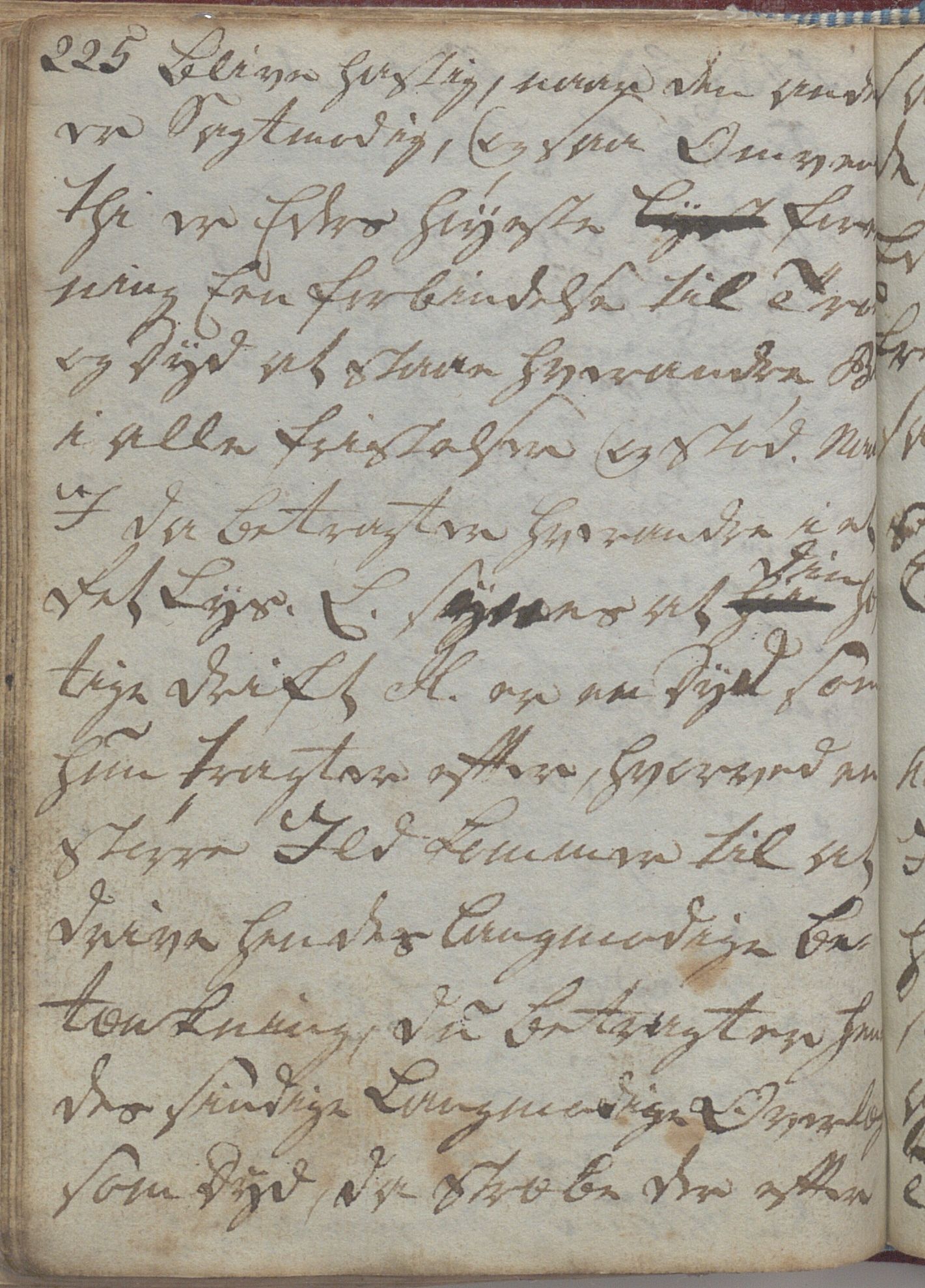 Heggtveitsamlingen, TMF/A-1007/H/L0047/0005: Kopibøker, brev etc.  / "MF I"(Kopibok frå Heggtveits samling), 1800-1823, p. 225