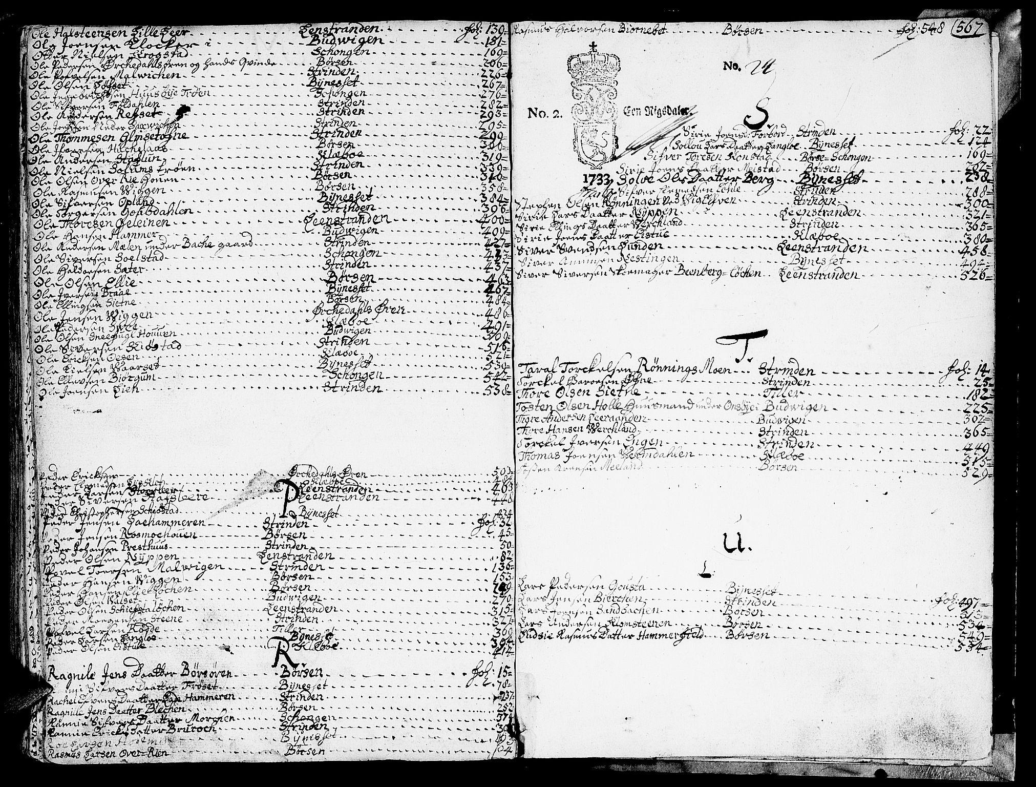 Strinda og Selbu sorenskriveri, AV/SAT-A-0015/3/3A/3Aa/L0004: Skifteprotokoll 4, 1731-1744, p. 566b-567a