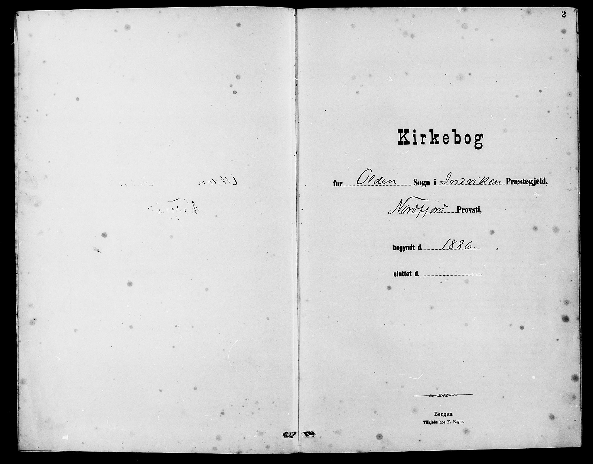 Innvik sokneprestembete, SAB/A-80501: Parish register (copy) no. B 3, 1886-1897, p. 2