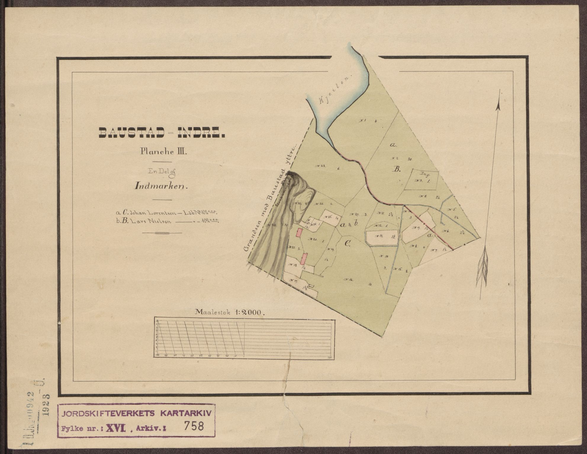 Jordskifteverkets kartarkiv, AV/RA-S-3929/T, 1859-1988, p. 890