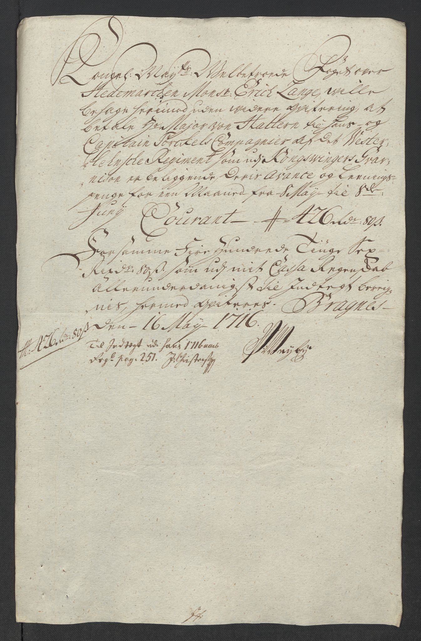 Rentekammeret inntil 1814, Reviderte regnskaper, Fogderegnskap, AV/RA-EA-4092/R16/L1055: Fogderegnskap Hedmark, 1716, p. 371