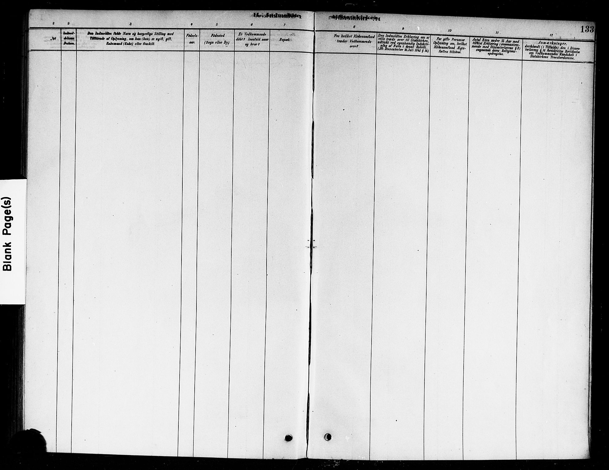 Moss prestekontor Kirkebøker, AV/SAO-A-2003/F/Fc/L0001: Parish register (official) no. III 1, 1878-1894, p. 133