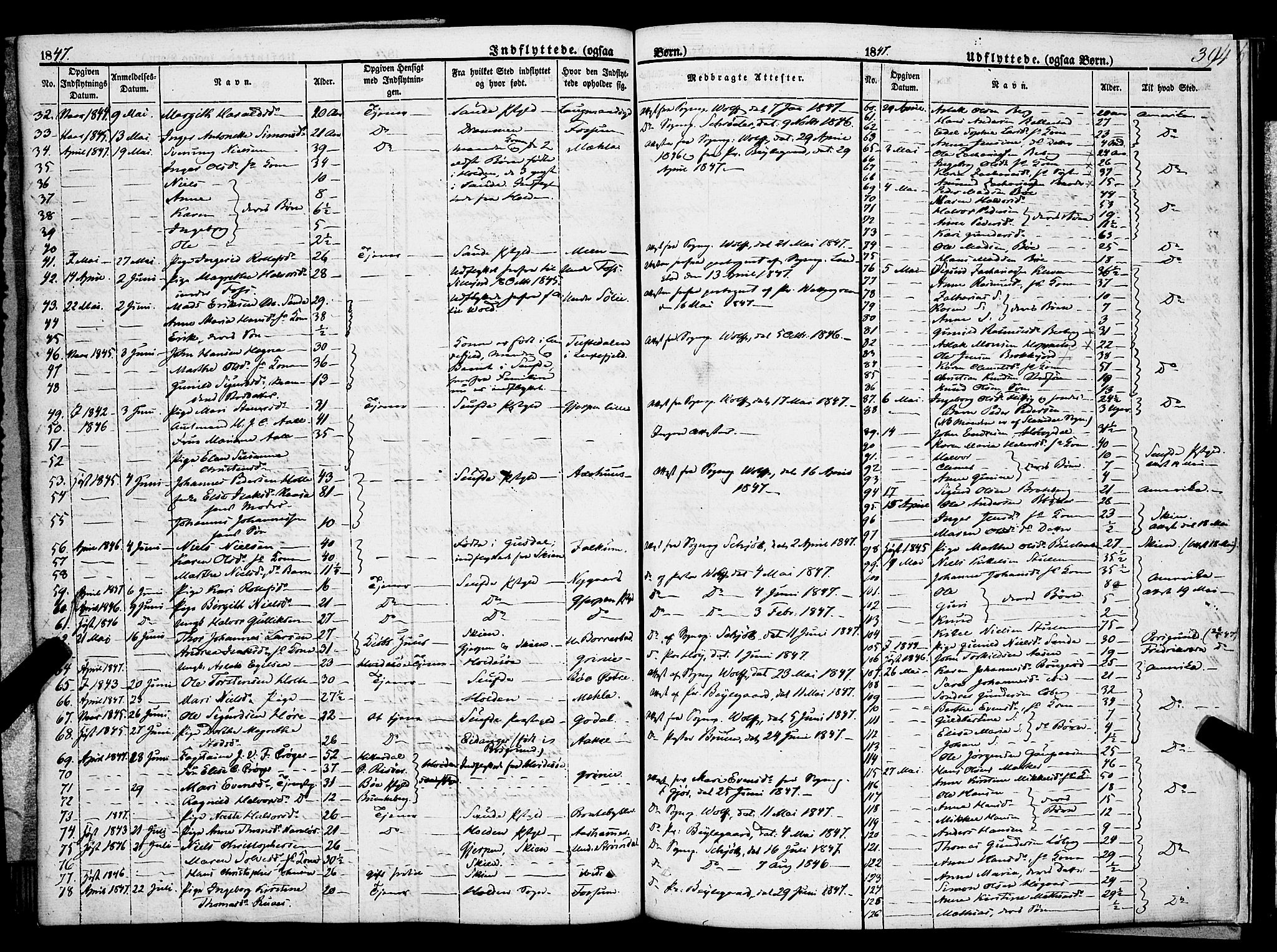 Gjerpen kirkebøker, SAKO/A-265/F/Fa/L0007b: Parish register (official) no. I 7B, 1834-1857, p. 394