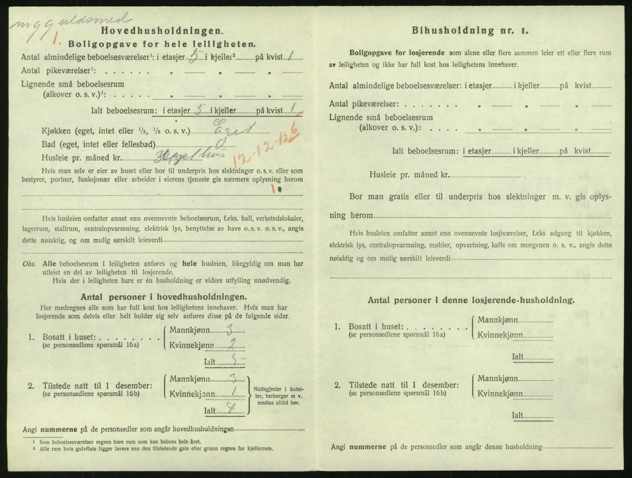 SAK, 1920 census for Grimstad, 1920, p. 1652