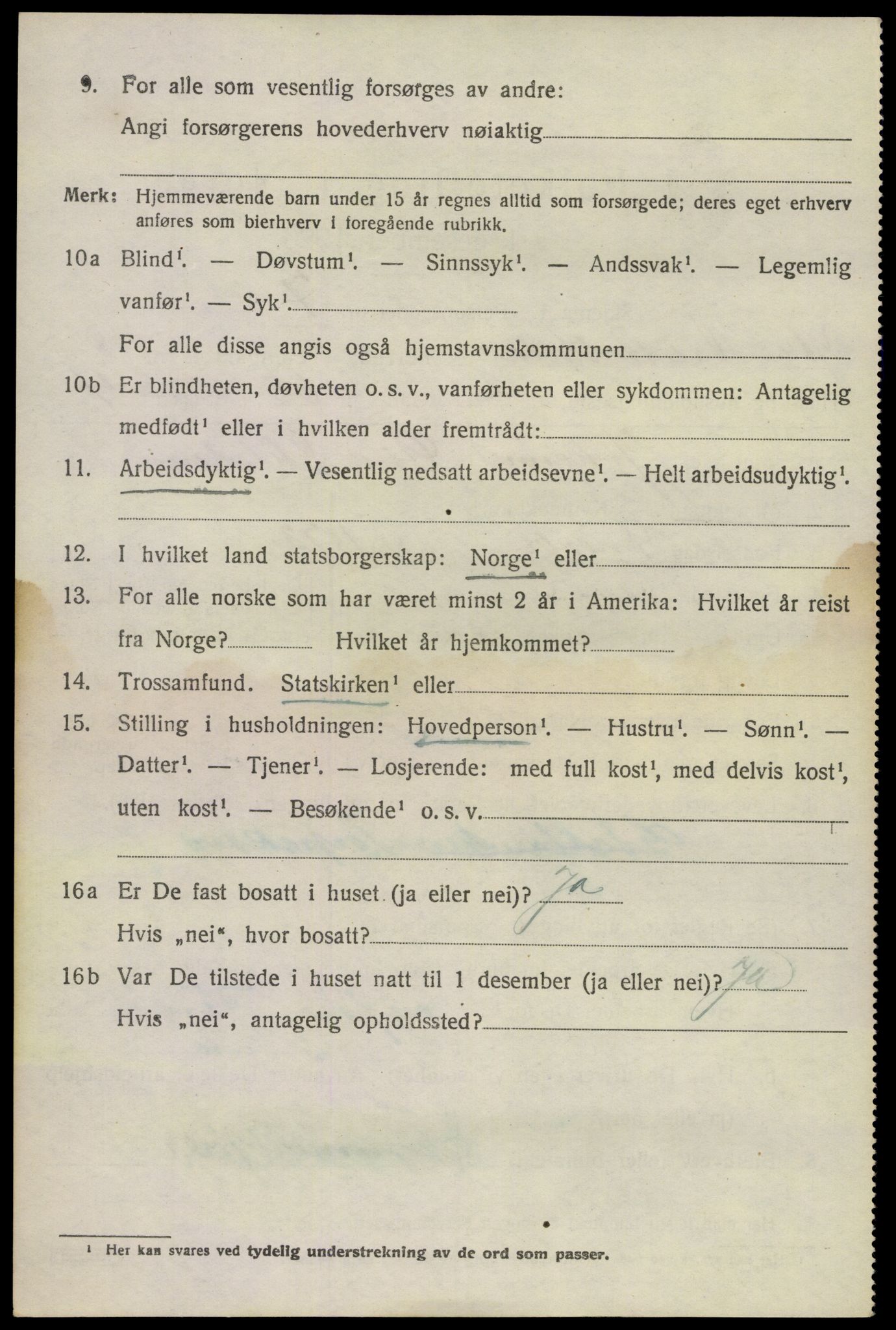 SAKO, 1920 census for Holla, 1920, p. 5320