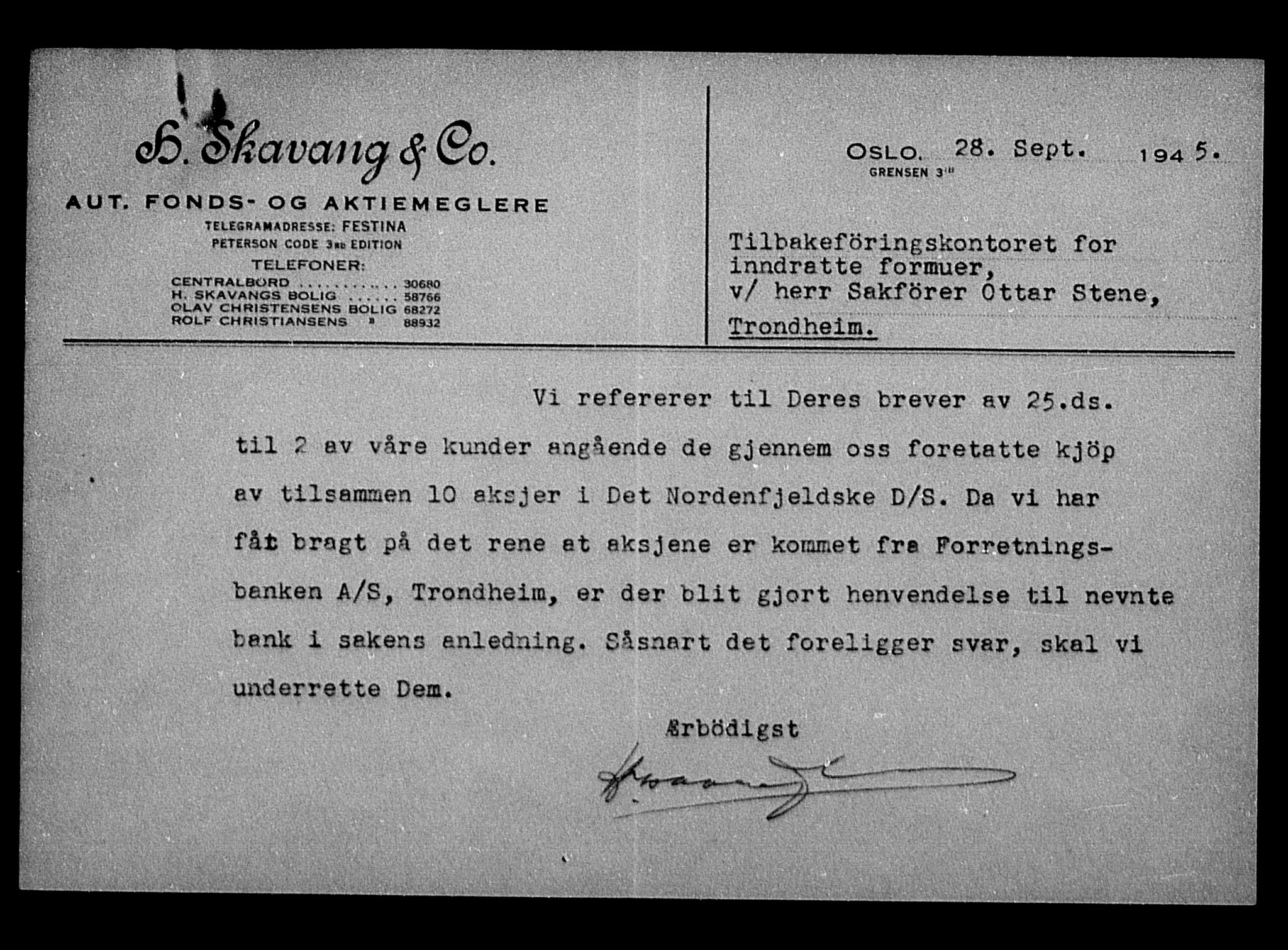 Justisdepartementet, Tilbakeføringskontoret for inndratte formuer, AV/RA-S-1564/H/Hc/Hca/L0909: --, 1945-1947, p. 107