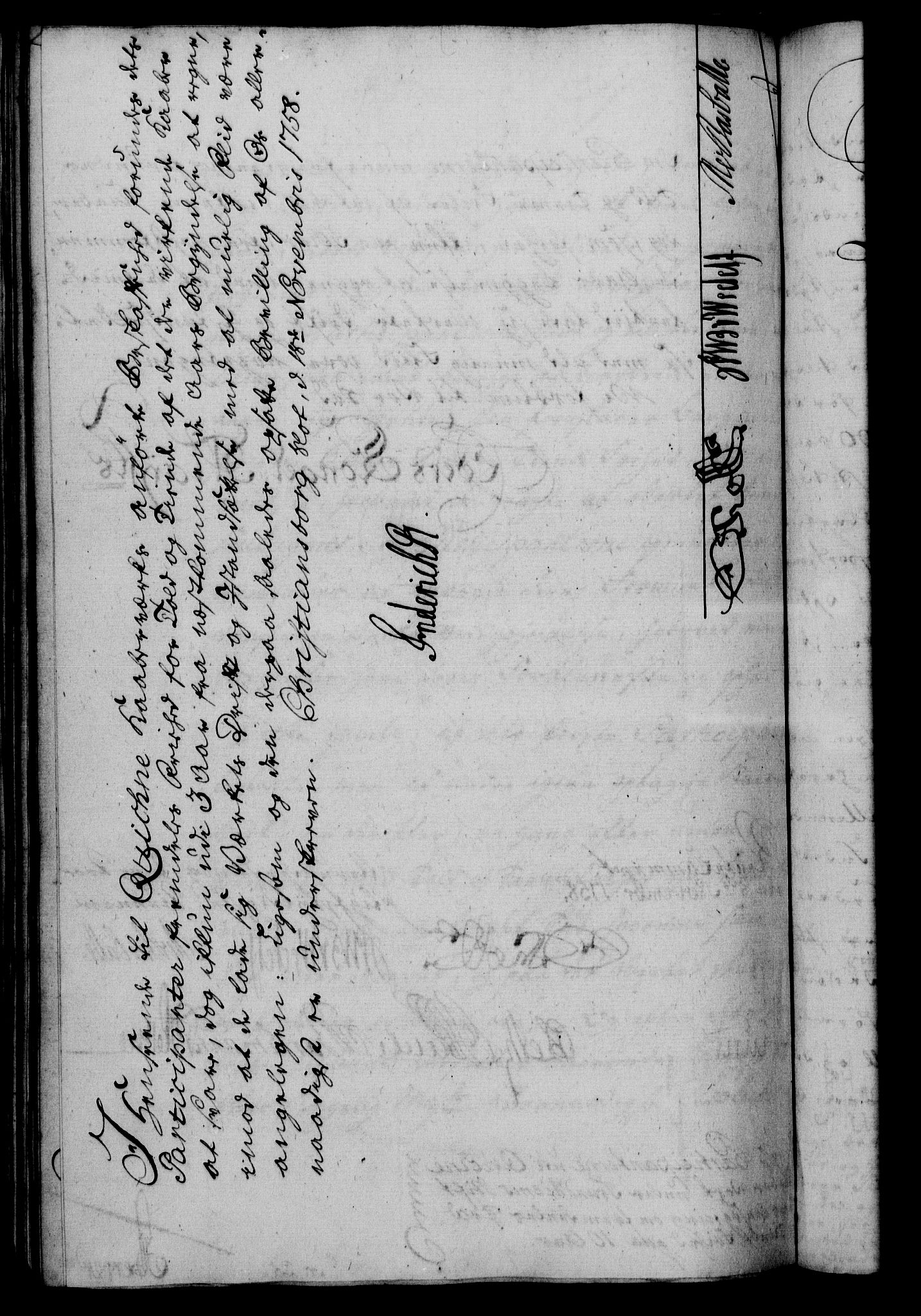 Rentekammeret, Kammerkanselliet, AV/RA-EA-3111/G/Gf/Gfa/L0040: Norsk relasjons- og resolusjonsprotokoll (merket RK 52.40), 1758, p. 734