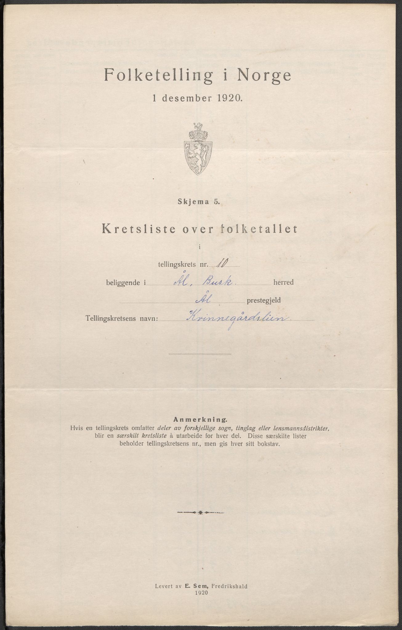 SAKO, 1920 census for Ål, 1920, p. 32