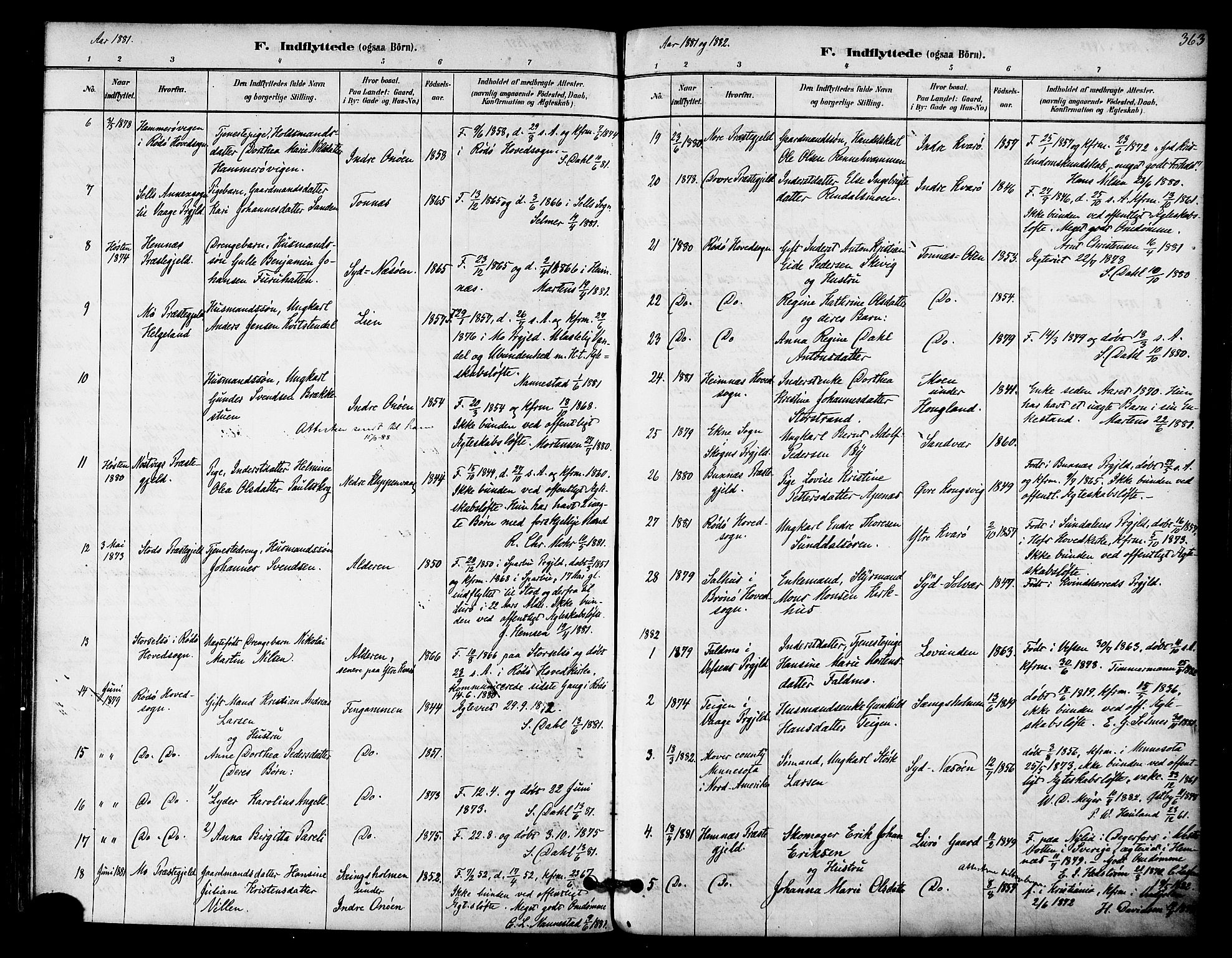 Ministerialprotokoller, klokkerbøker og fødselsregistre - Nordland, SAT/A-1459/839/L0568: Parish register (official) no. 839A05, 1880-1902, p. 363