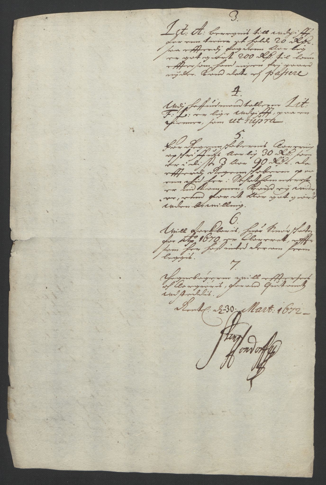 Rentekammeret inntil 1814, Reviderte regnskaper, Fogderegnskap, AV/RA-EA-4092/R33/L1965: Fogderegnskap Larvik grevskap, 1669-1670, p. 258