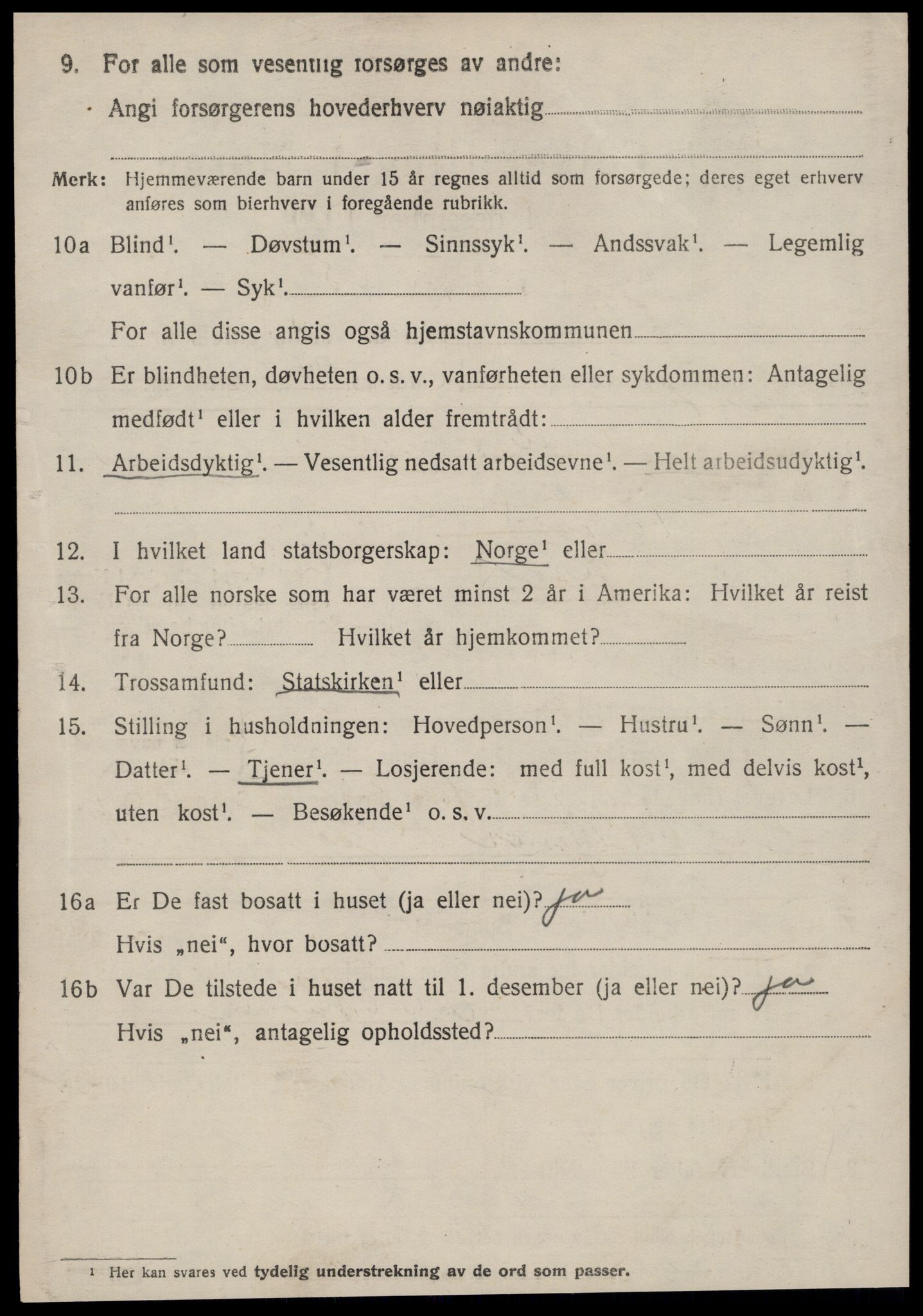 SAT, 1920 census for Hen, 1920, p. 1435