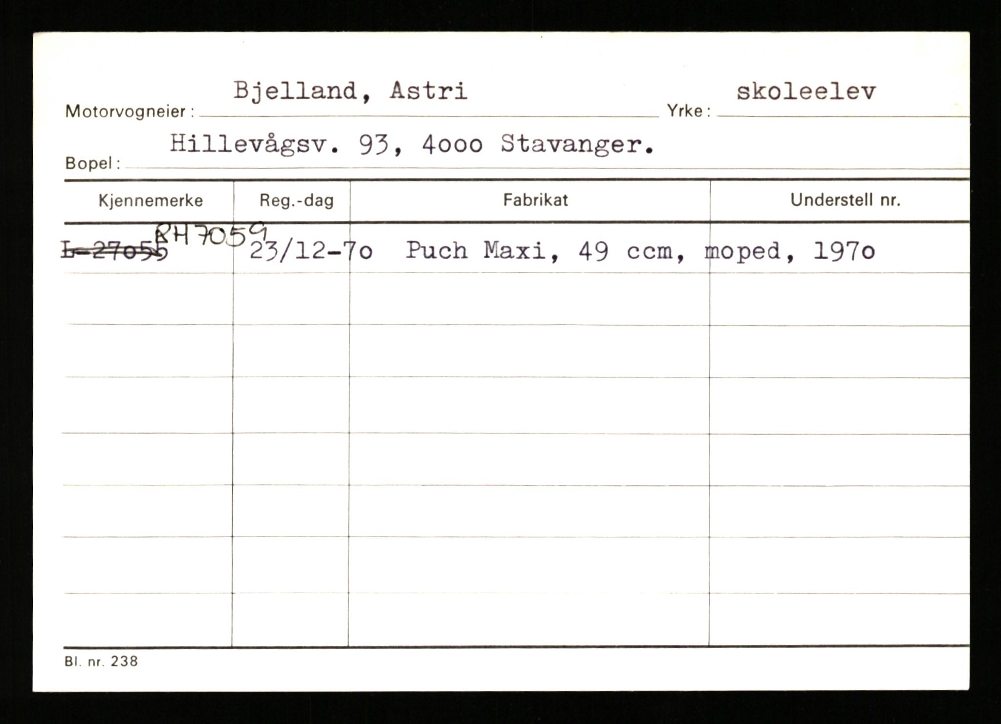 Stavanger trafikkstasjon, AV/SAST-A-101942/0/H/L0003: Bergeland - Bjørns, 1930-1971, p. 1595