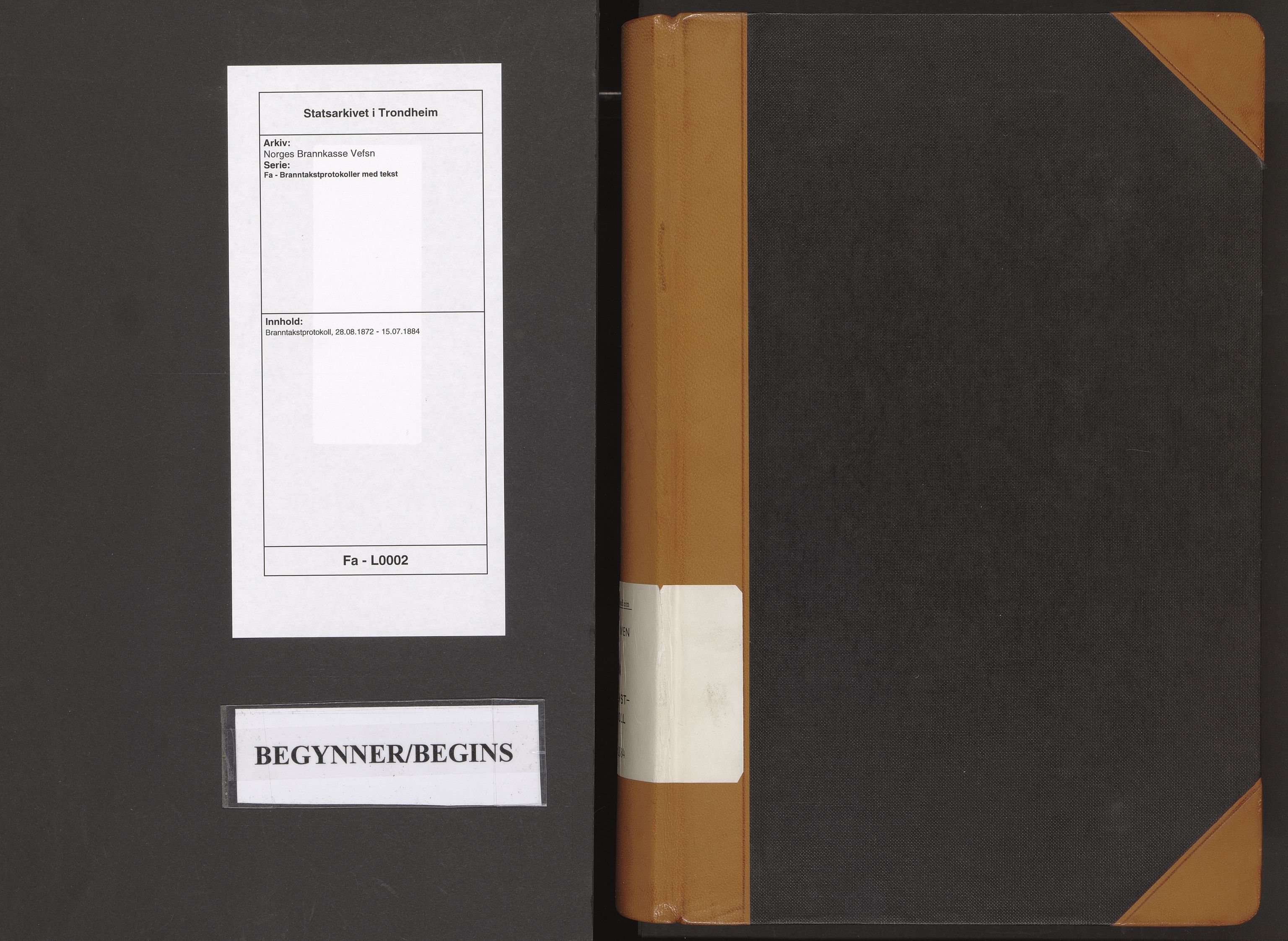 Norges Brannkasse Vefsn, AV/SAT-A-5573/Fa/L0002: Branntakstprotokoll, 1872-1884