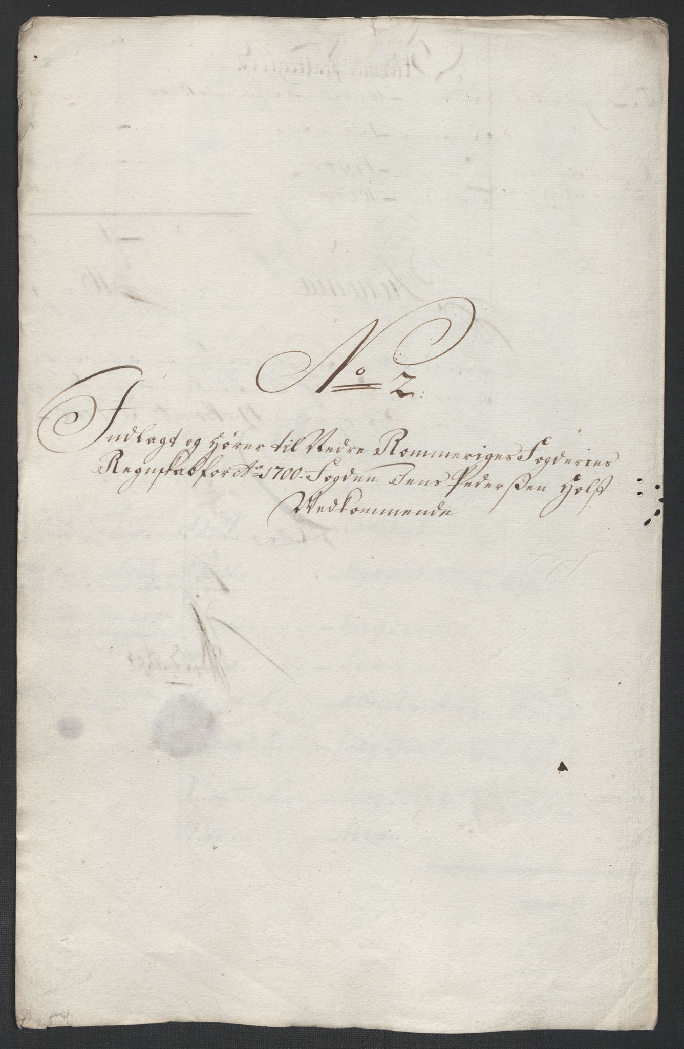 Rentekammeret inntil 1814, Reviderte regnskaper, Fogderegnskap, AV/RA-EA-4092/R11/L0583: Fogderegnskap Nedre Romerike, 1700, p. 53