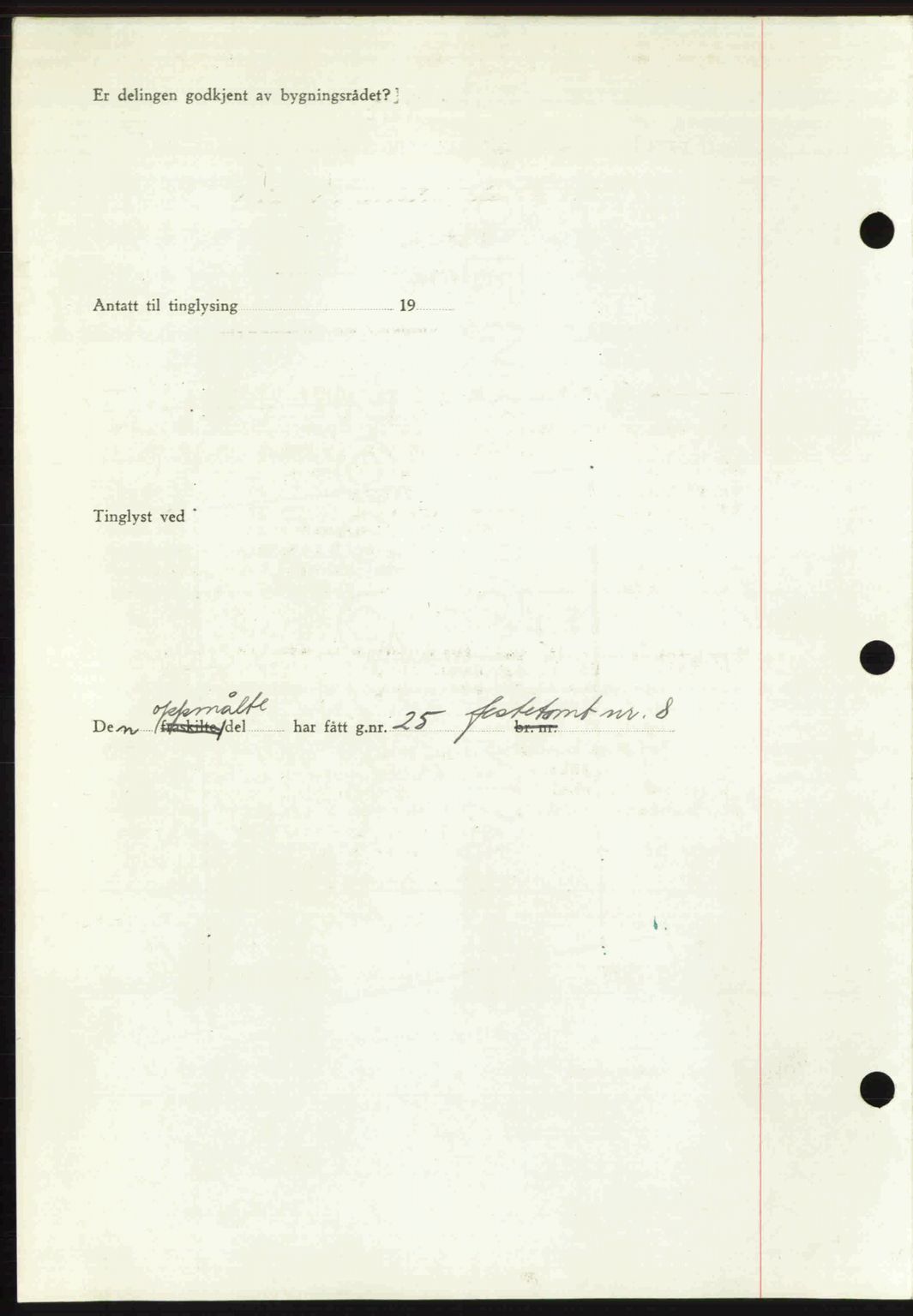 Romsdal sorenskriveri, AV/SAT-A-4149/1/2/2C: Mortgage book no. A22, 1947-1947, Diary no: : 575/1947