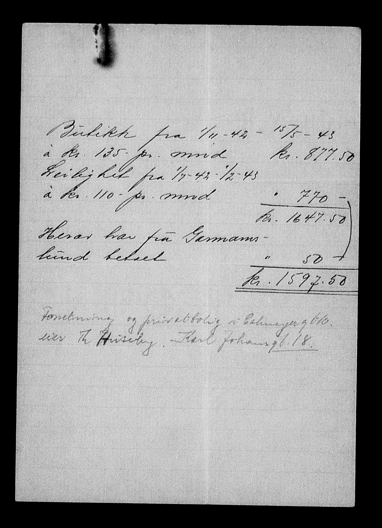 Justisdepartementet, Tilbakeføringskontoret for inndratte formuer, AV/RA-S-1564/H/Hc/Hcc/L0961: --, 1945-1947, p. 432